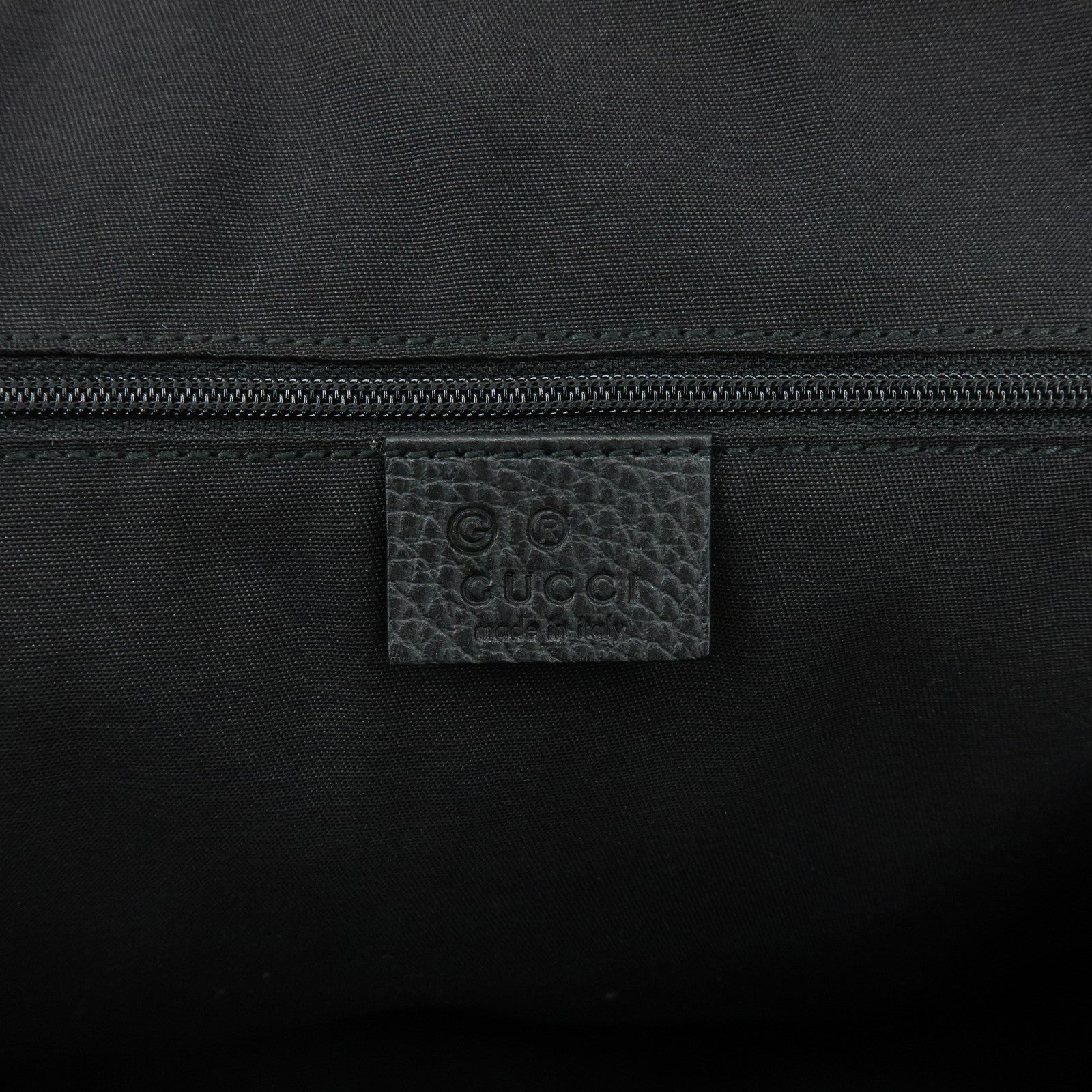 GUCCI Interlocking G Nylon Leather 2Way Hand Shoulder Bag 339550