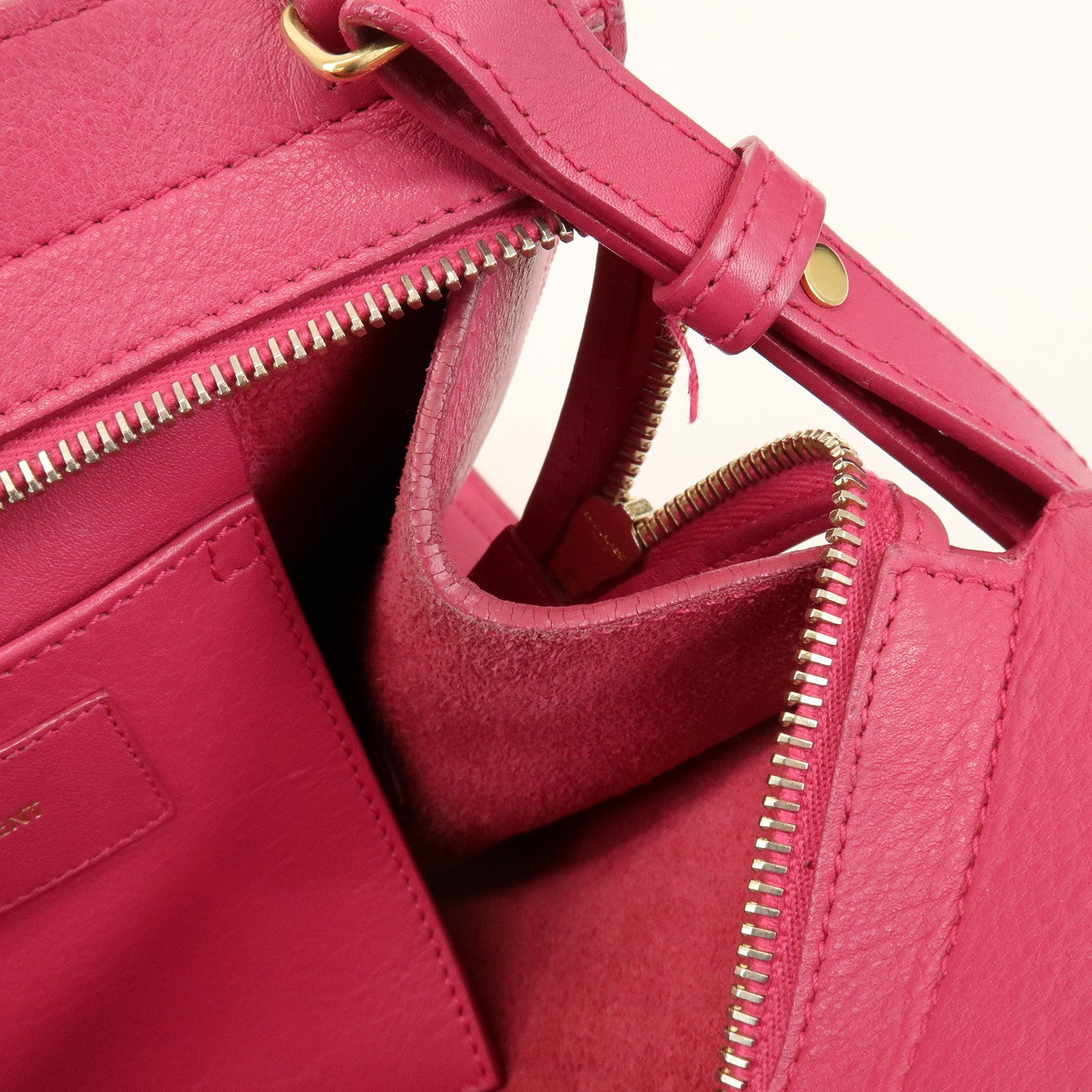 SAINT LAURENT PARIS Petit Cabas Y Line Leather 2Way Bag 311210