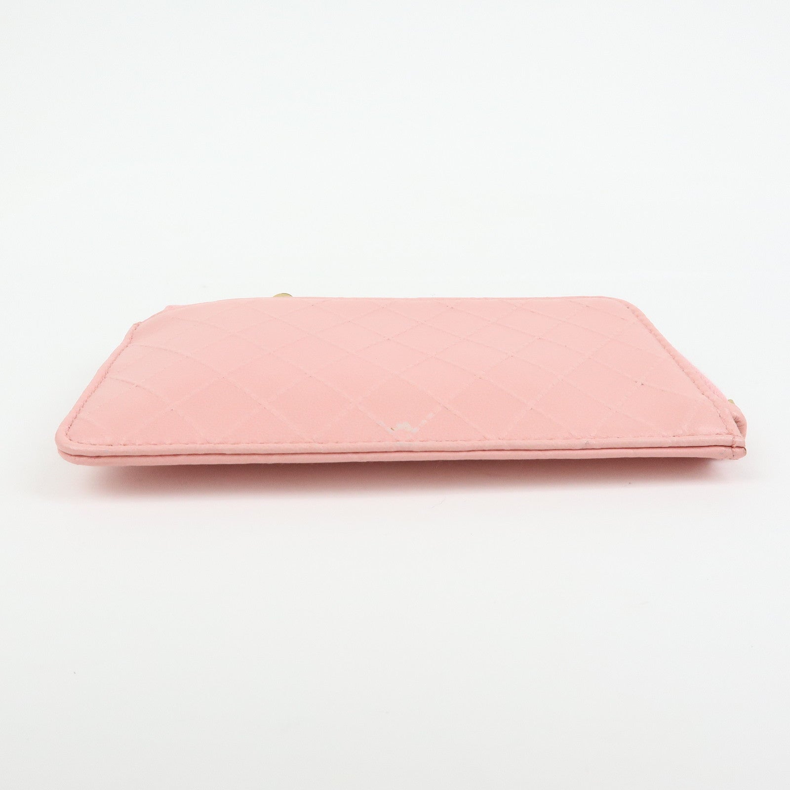 CHANEL Camellia Leather Key Case Coin Case Ginza Exclusive Pink