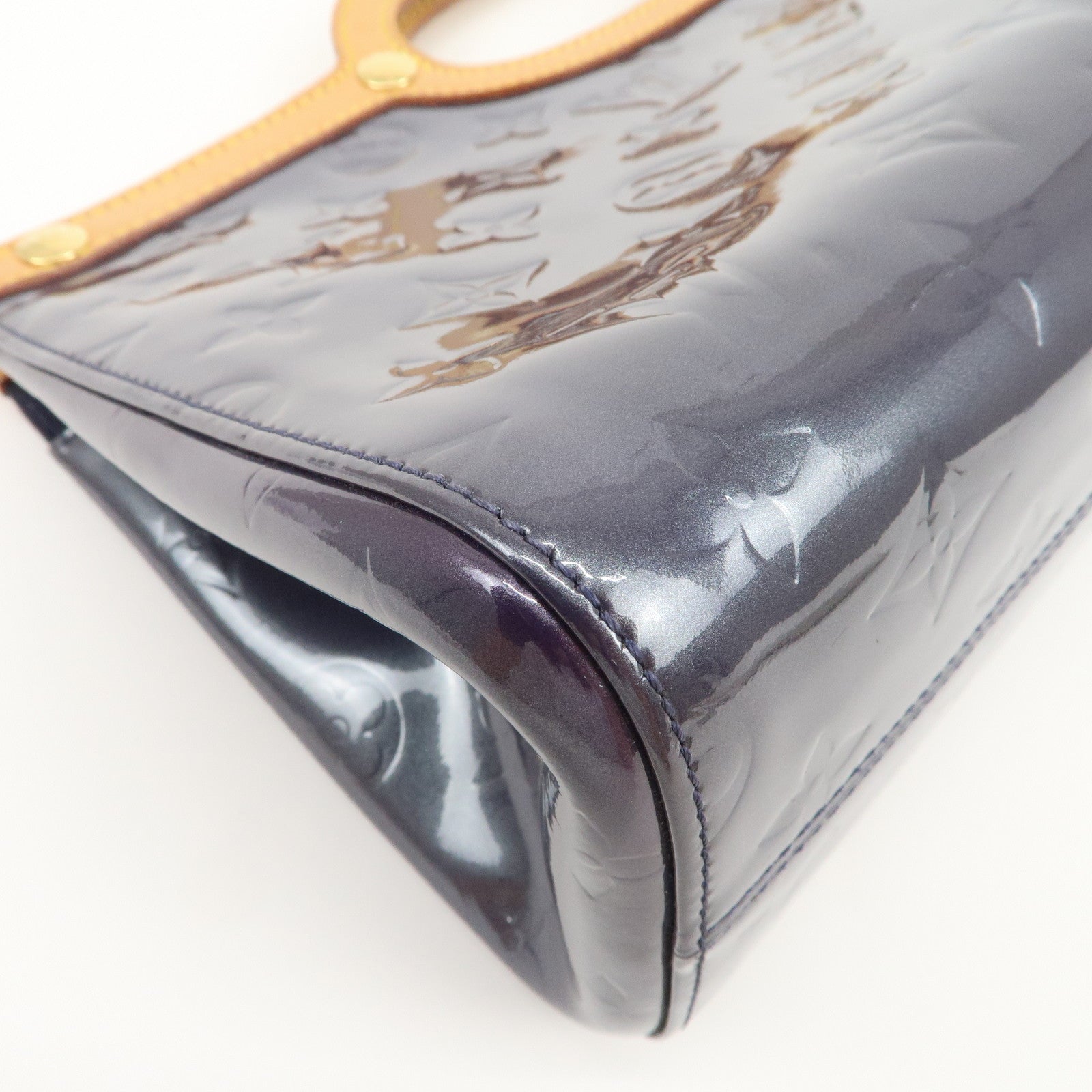 Louis Vuitton Monogram Vernis Roxbury Drive 2WAY Bag Indigo M91373