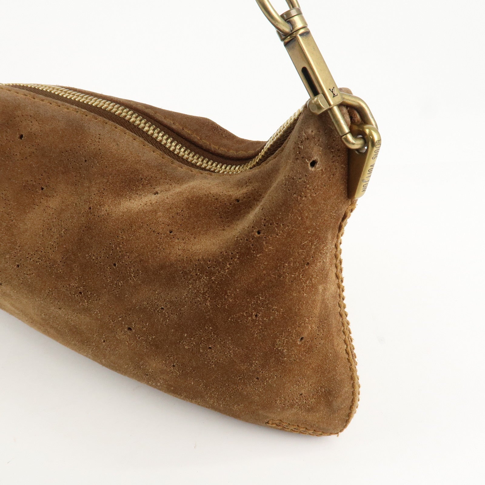 Louis Vuitton Monogram Mahina Onata PM Suede Shoulder Bag M95123 Used