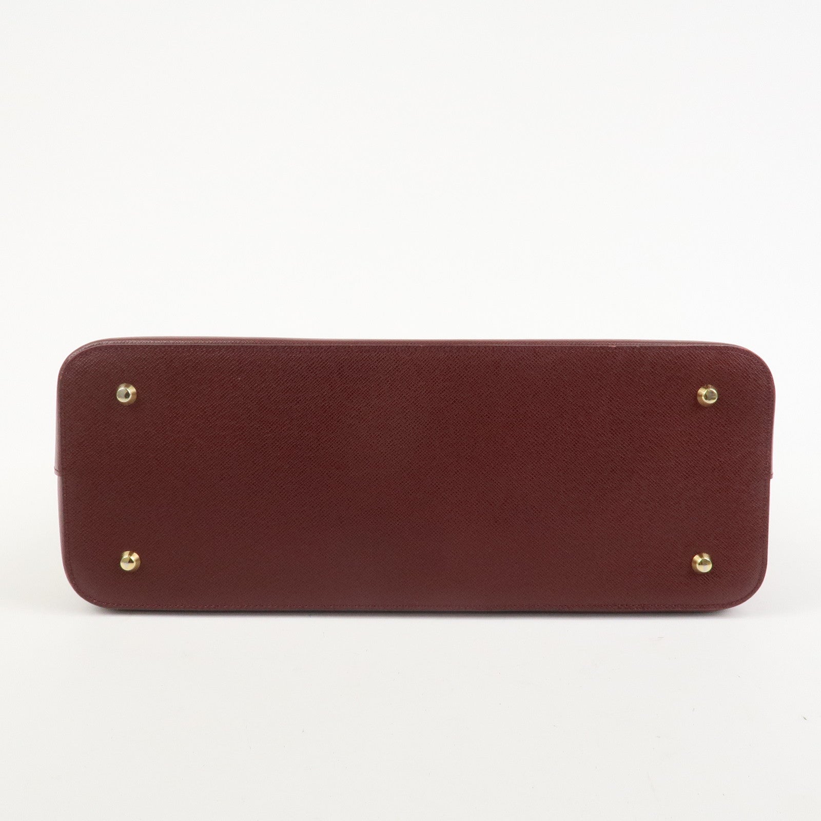 BURBERRY Nova Plaid Canvas Leather Shoulder Hand Bag Beige Bordeaux