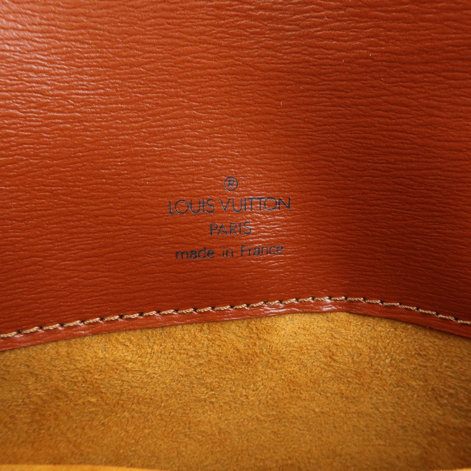 Louis Vuitton Epi Leather Buci Shoulder Bag Kenya Brown M52203