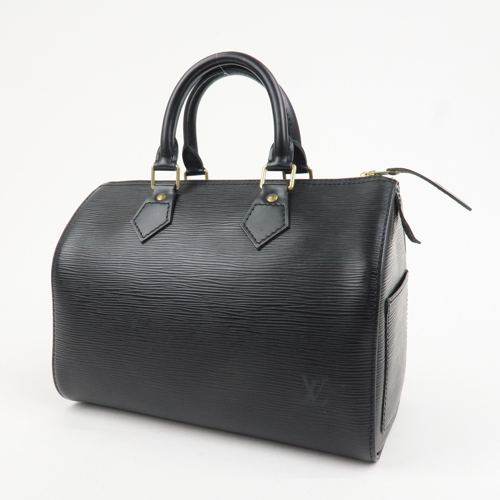 Louis Vuitton Epi Speedy 25 Hand Bag Boston Bag Noir M59032