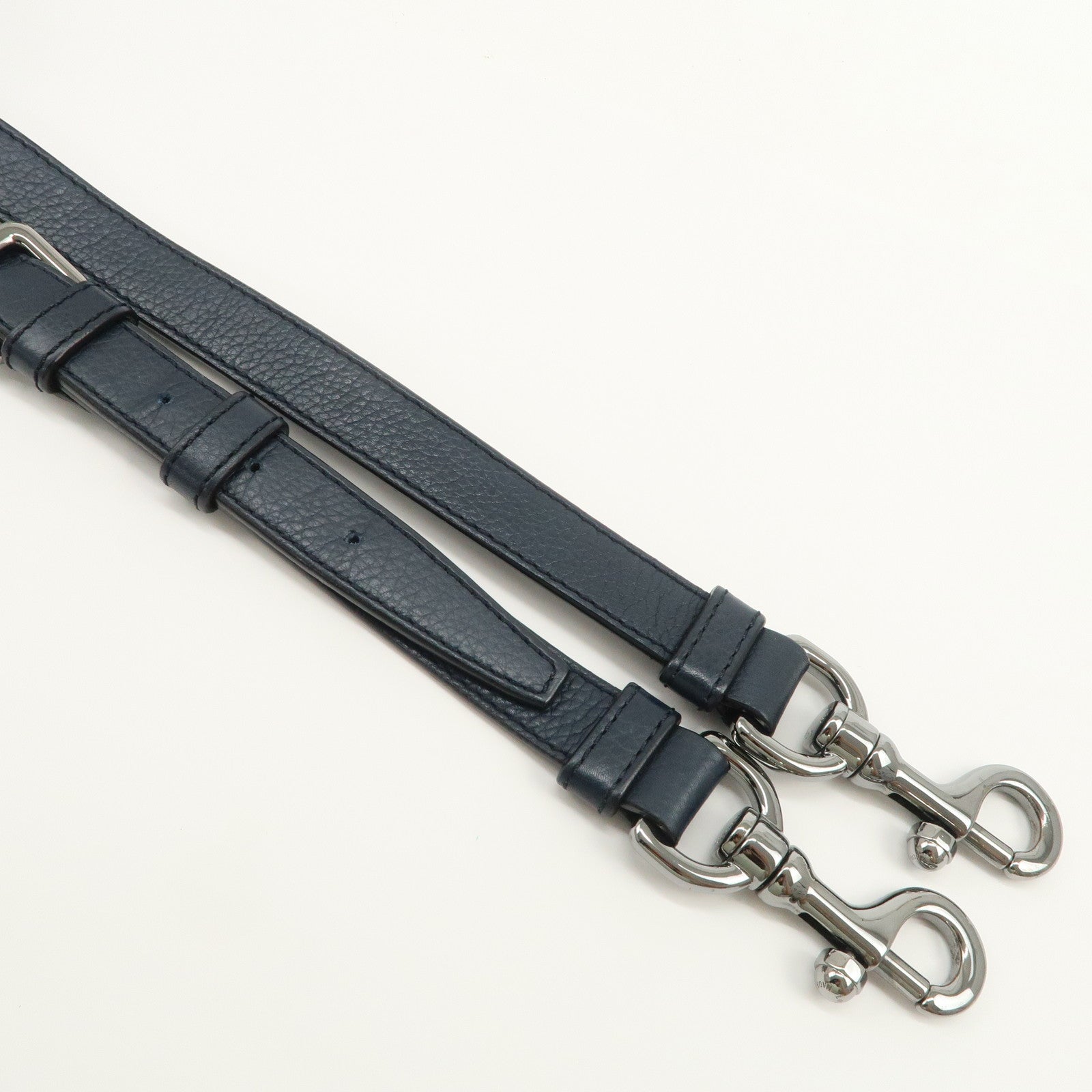 LOEWE Amazona Cruz Leather 2Way Bag Hand Bag Shoulder Bag Navy