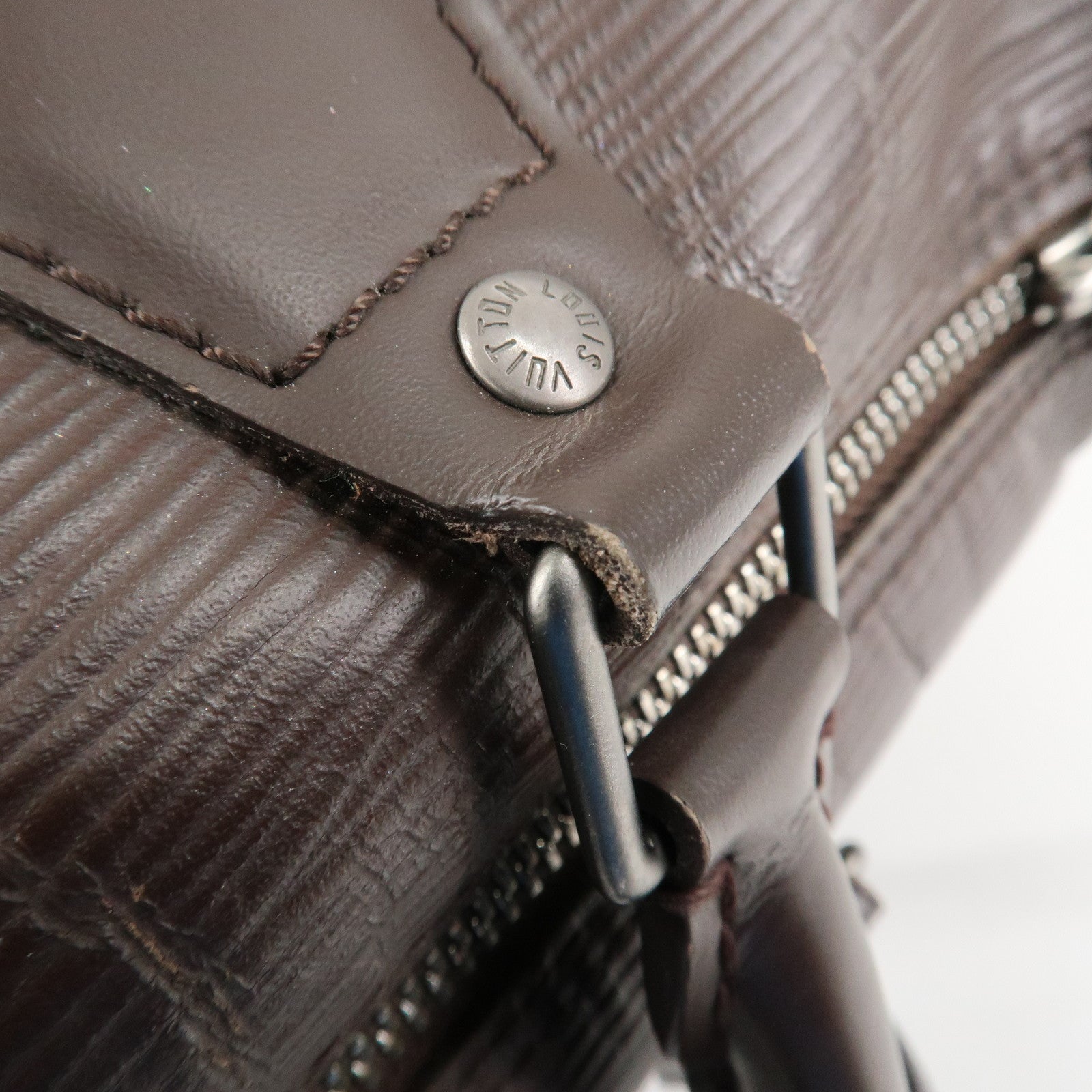 Louis Vuitton Epi Speedy 25 Hand Boston Bag Mocha M5903D Used