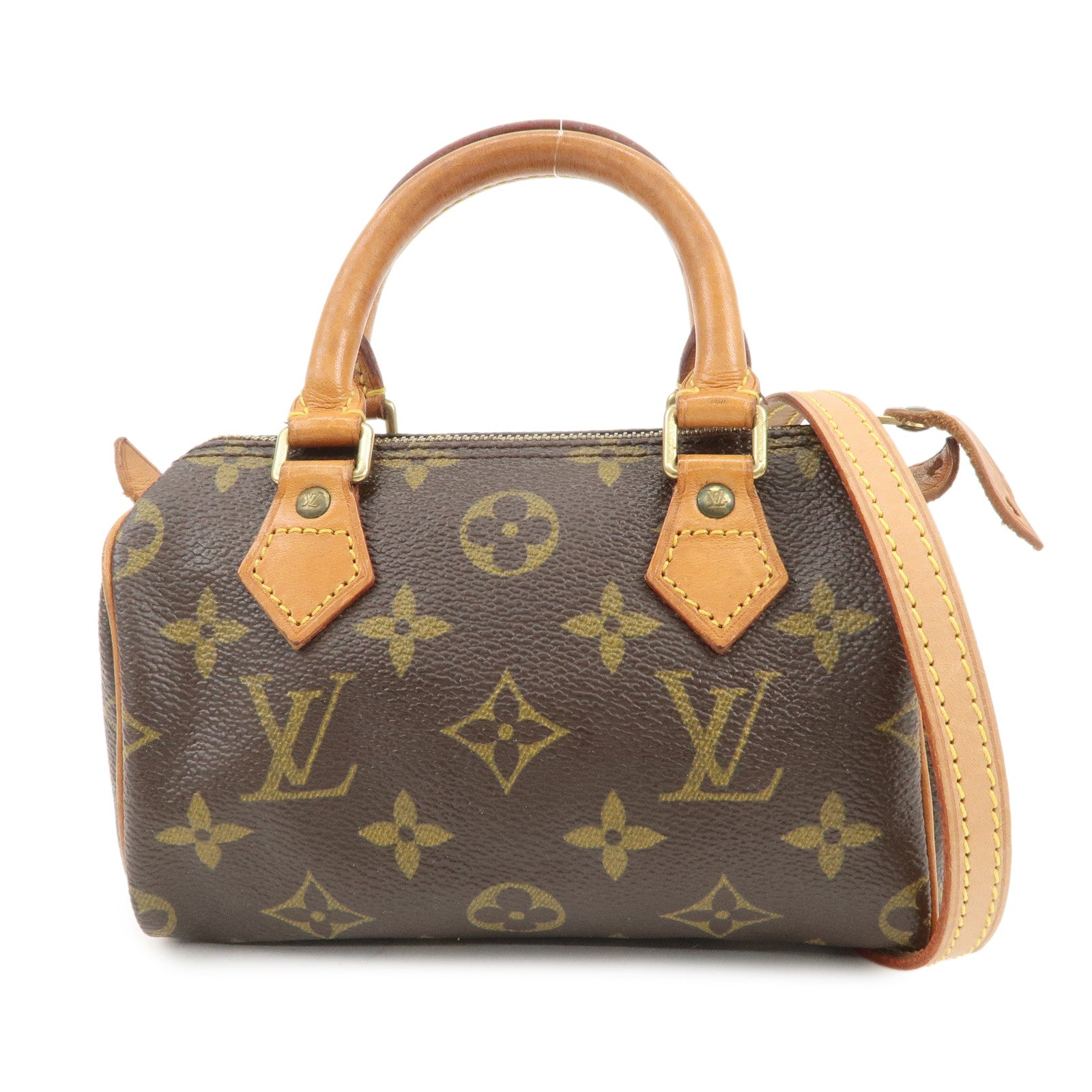 Louis Vuitton Monogram Mini Speedy Hand Bag Shoulder Bag M41534
