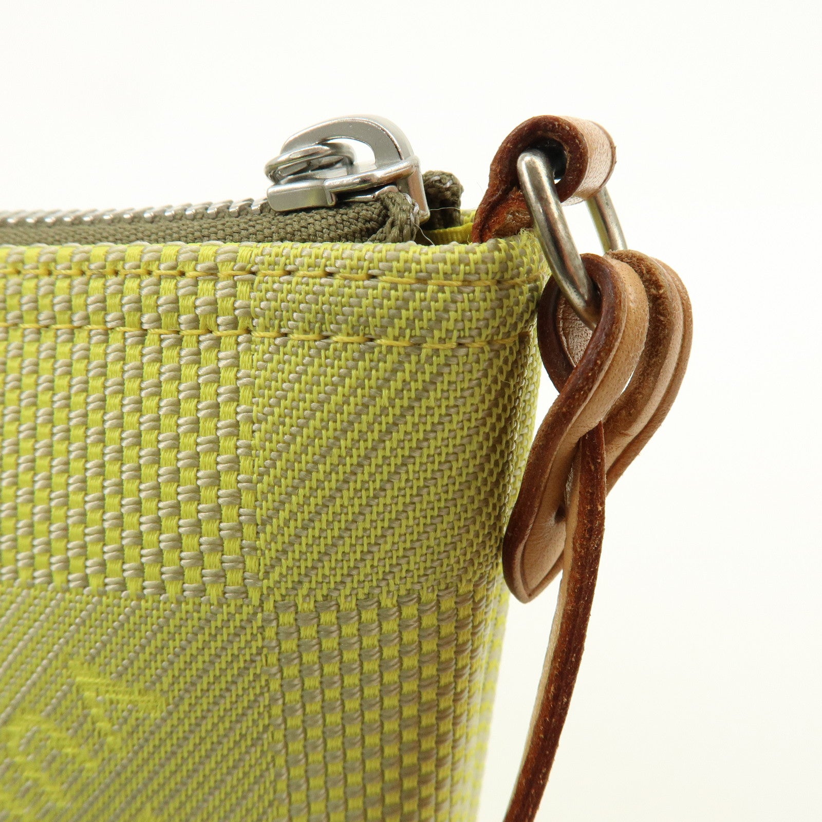 Louis Vuitton Damier Geant LV Cup Canvas Leather Pouch Yellow