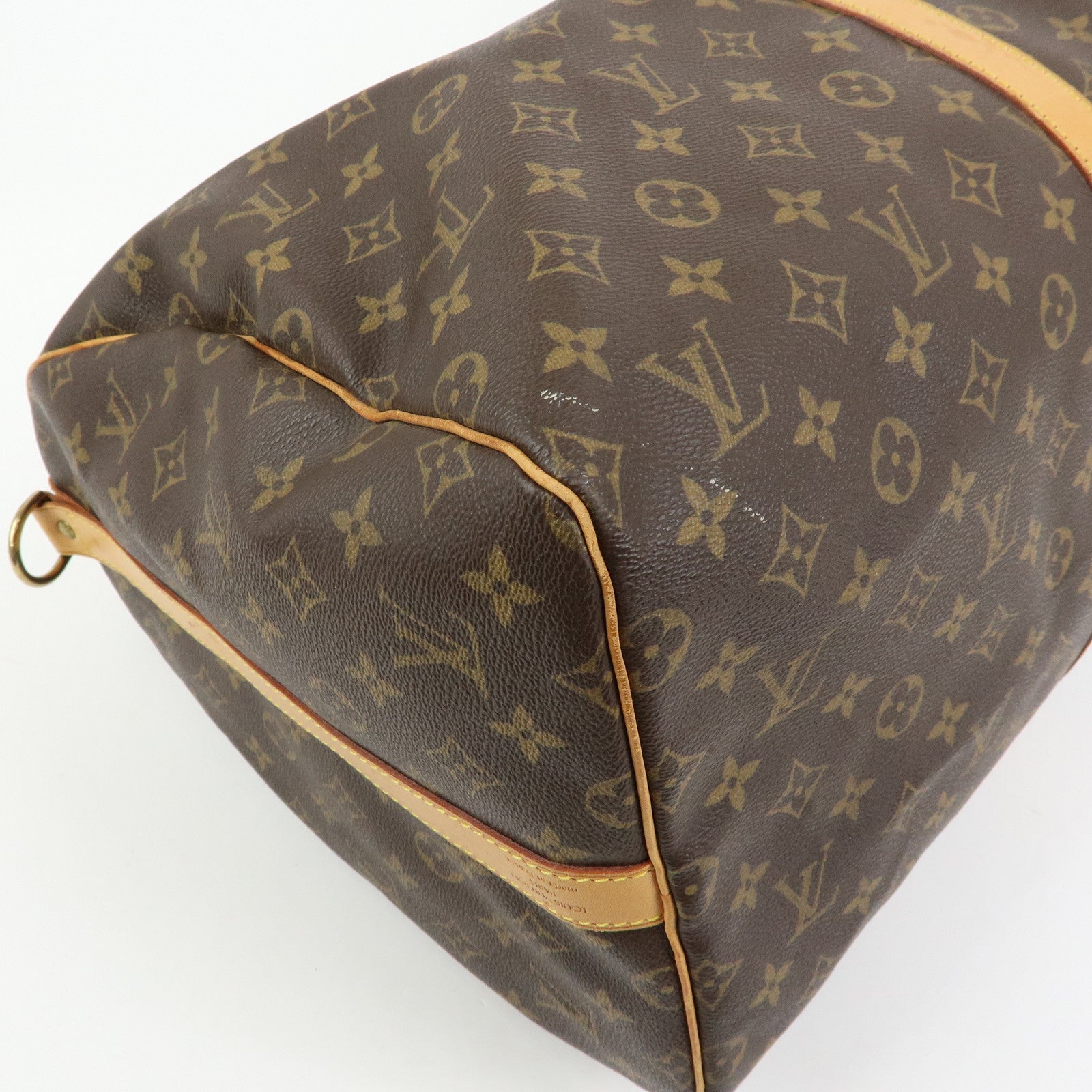 Louis Vuitton Monogram Keep All Bandouliere 55 Boston Bag M41414