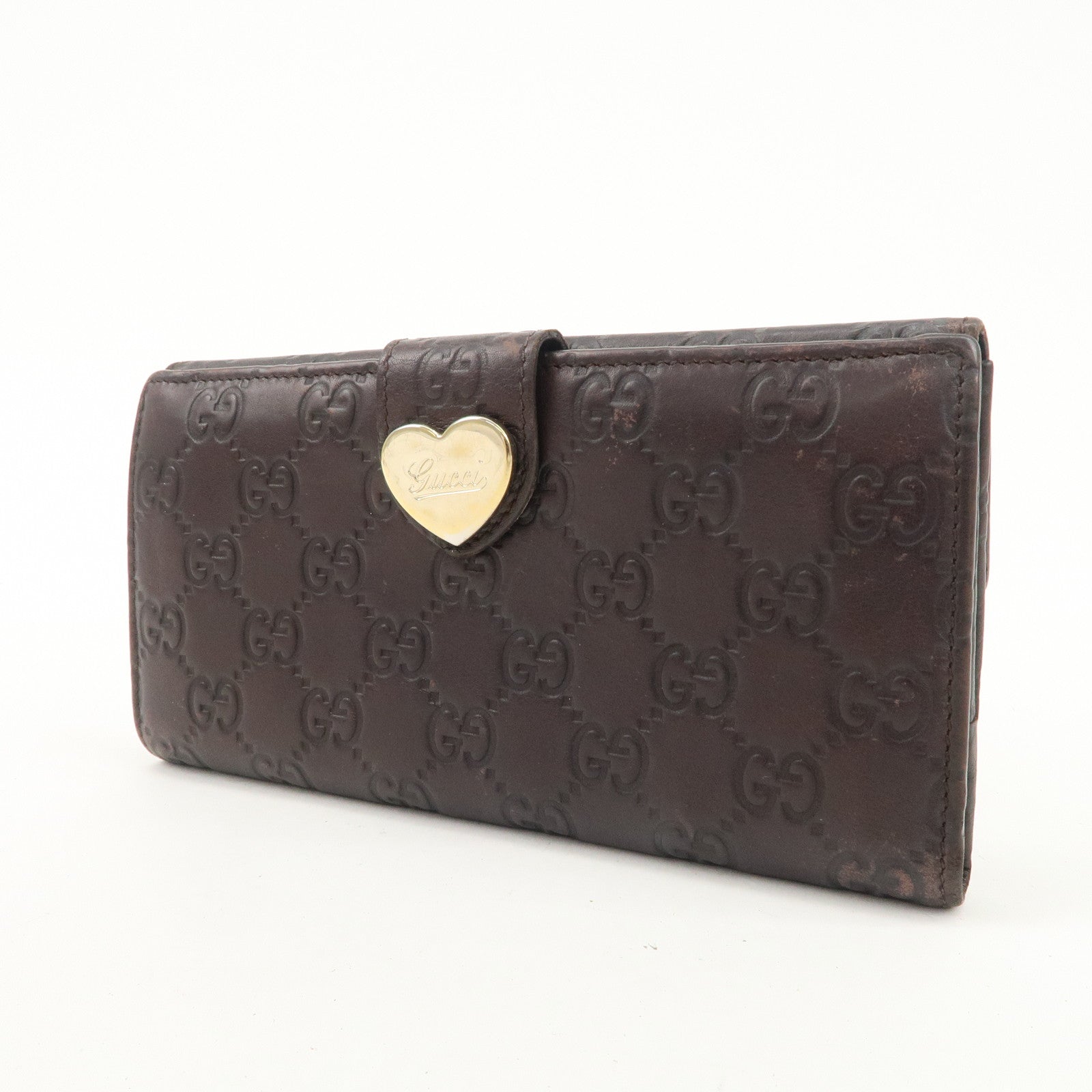 GUCCI Set of 2 GG Marmont Guccissima Leather Wallet 203550 456126 Used