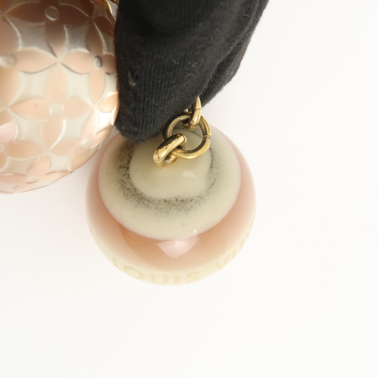 Louis Vuitton Bijou Sac Mini Lin Metal Bag Charm Key Charm M65643