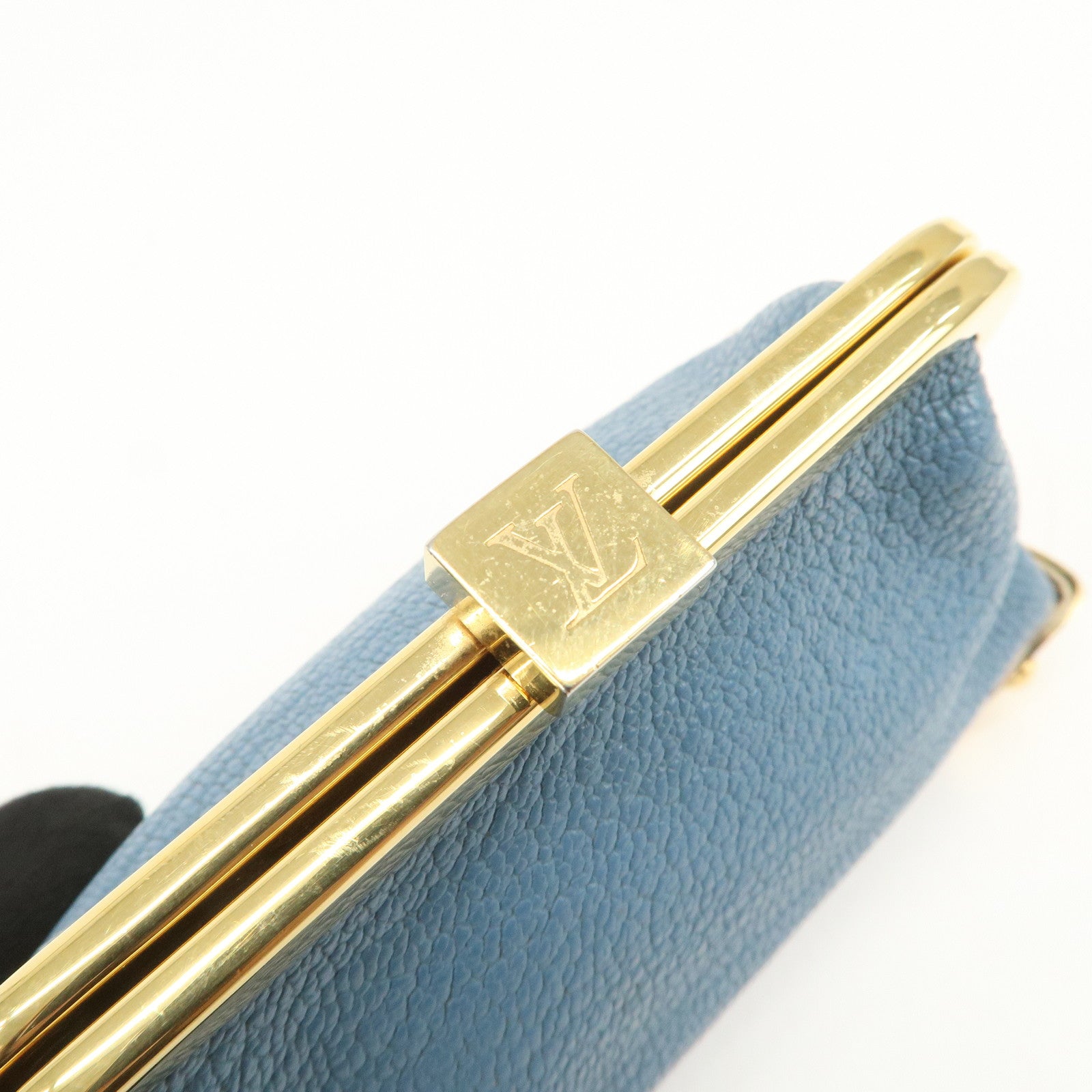 Louis Vuitton Suhari Porte Monnaie Viennois Coin Case Blue M91833