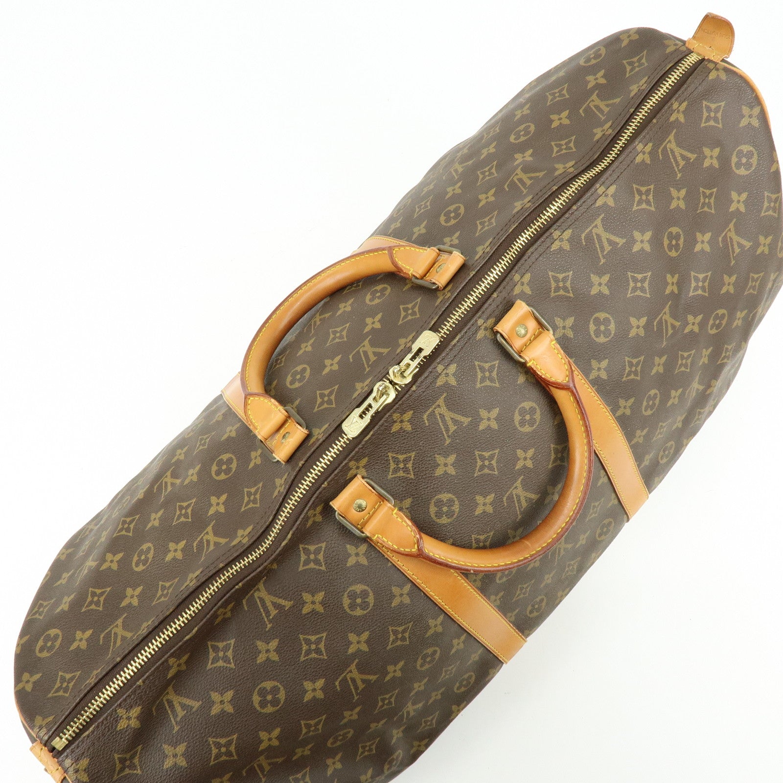 Louis Vuitton Monogram Keep All 60 Boston Bag Brown M41422