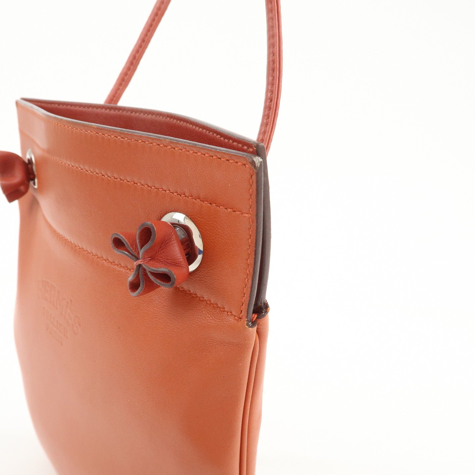 HERMES Aline Mini Shoulder Bag Crossbody Bag C Stamped Brown