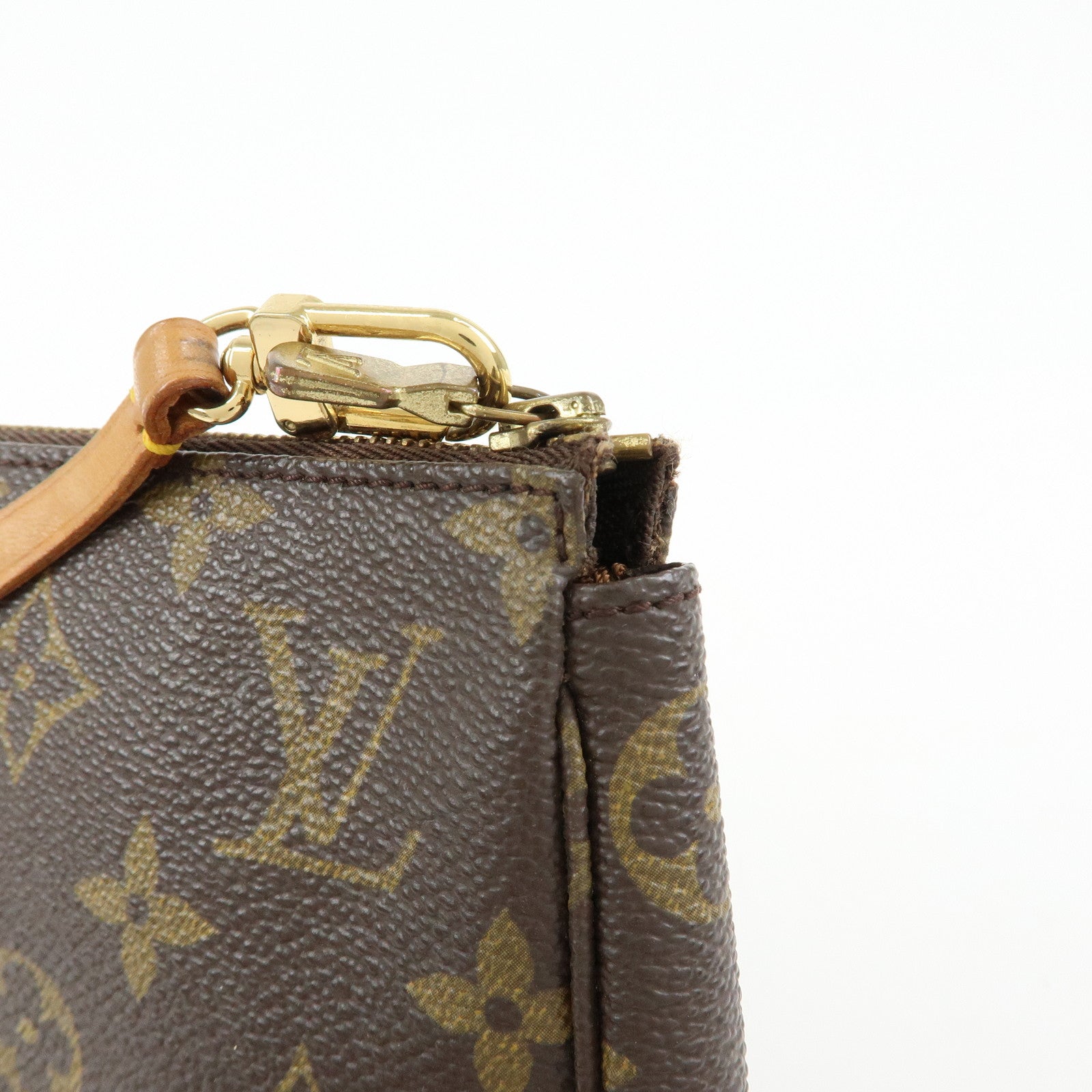 Louis Vuitton Monogram Pochette Accessoires Pouch Hand Bag M51980
