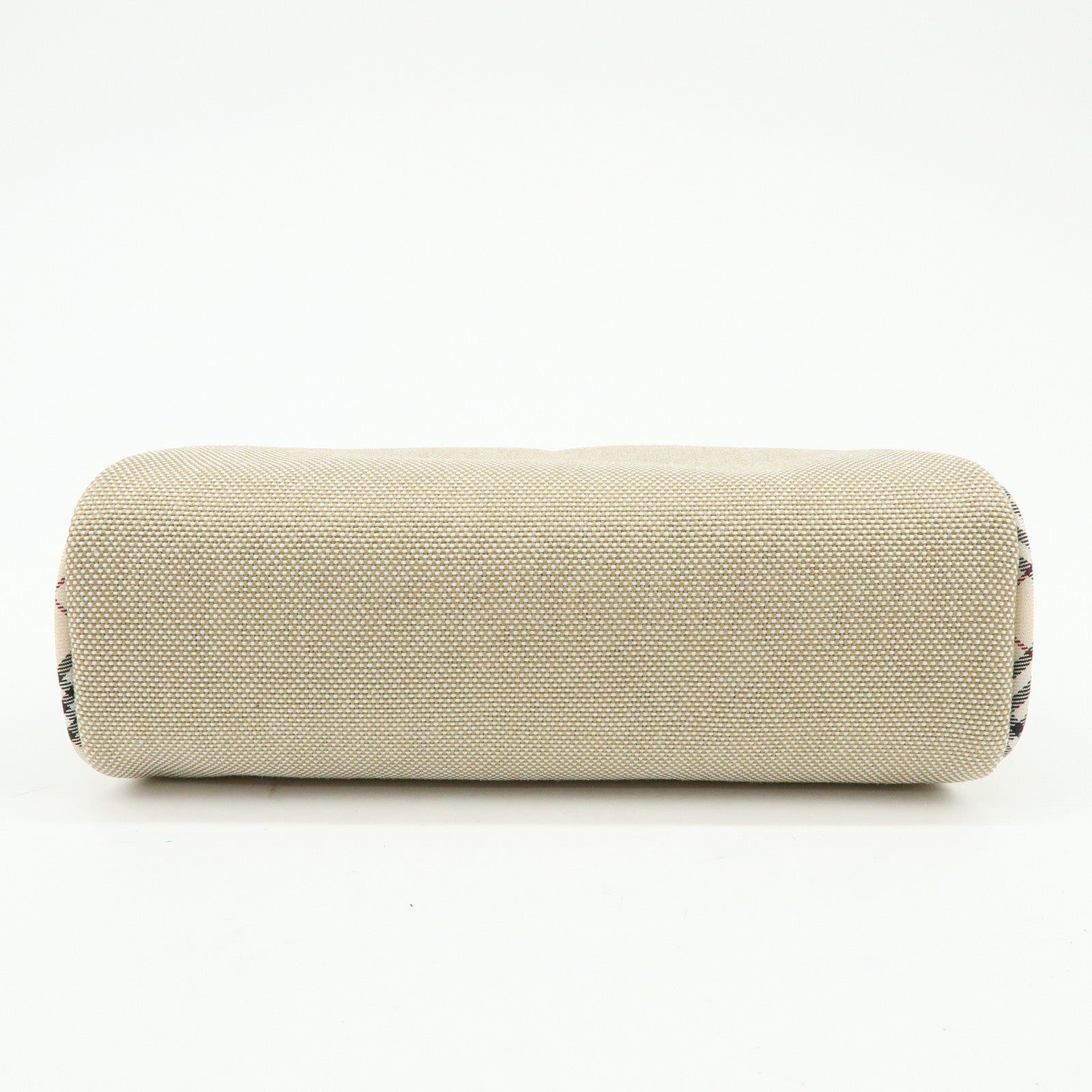 BURBERRY Set of 2 Canvas Pouch Cosmetic Case Beige Navy