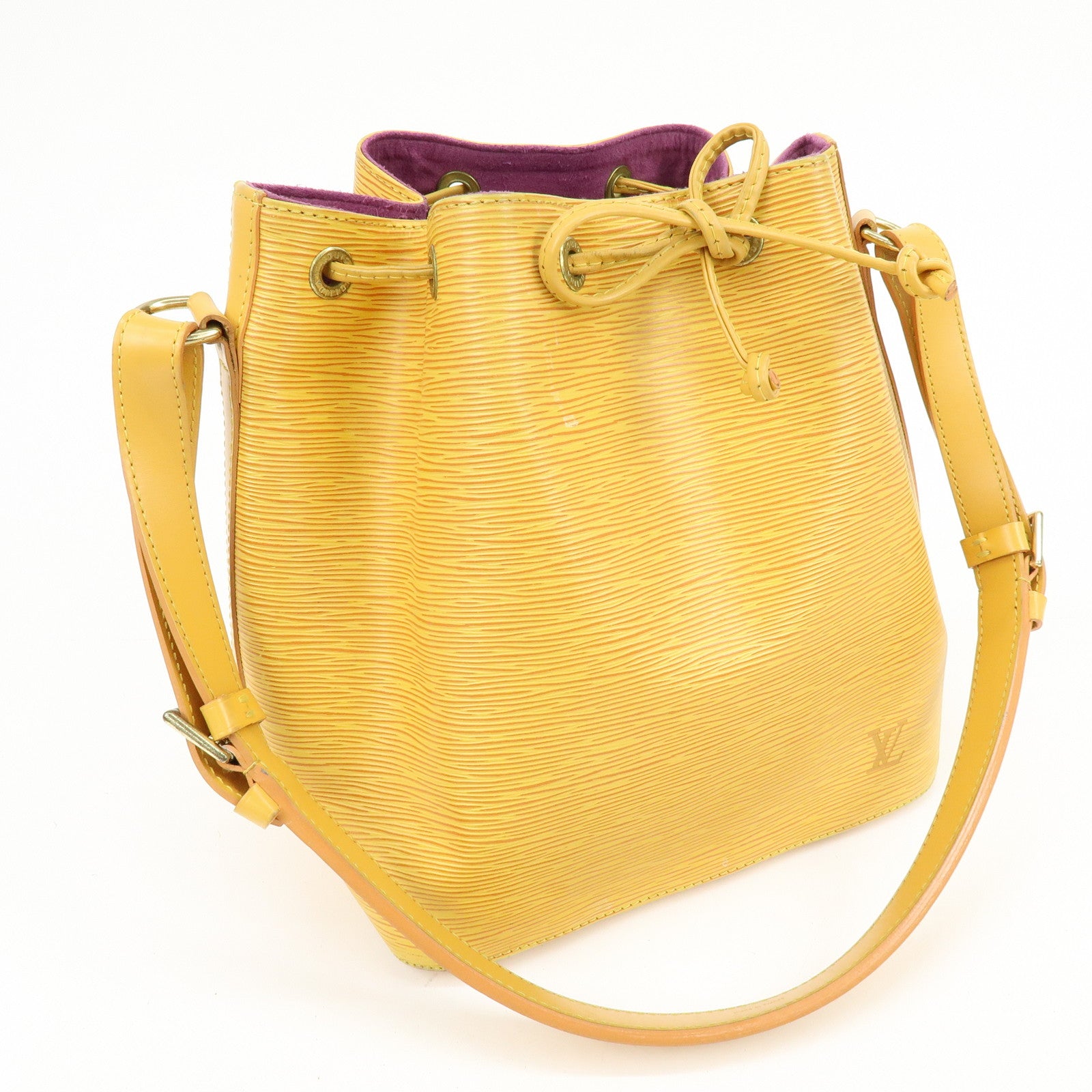 Louis Vuitton Epi Petit Noe Shoulder Bag Tassili Yellow M44109