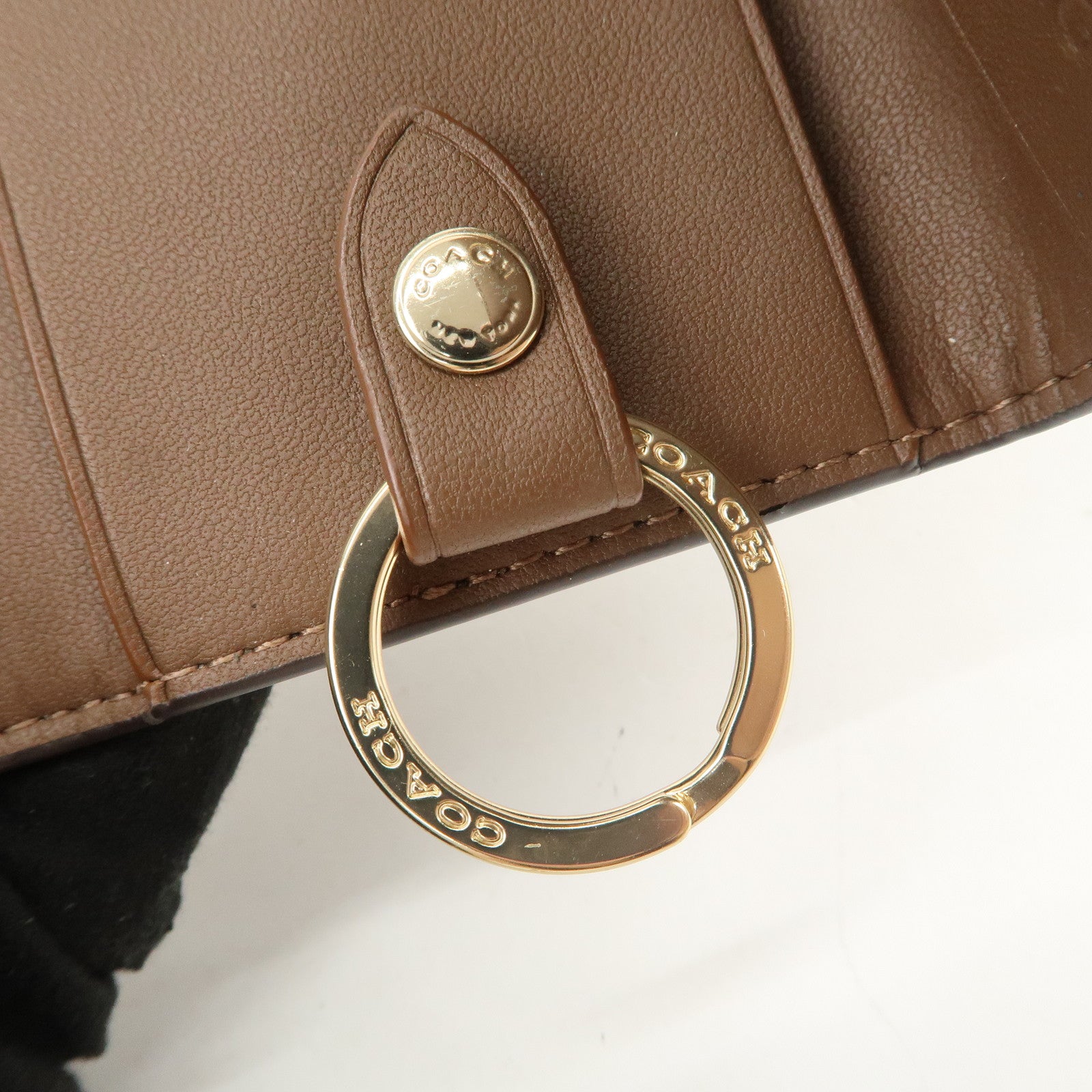 COACH Set Of 4 Card Case Coin Case Key Case Black Red Brown