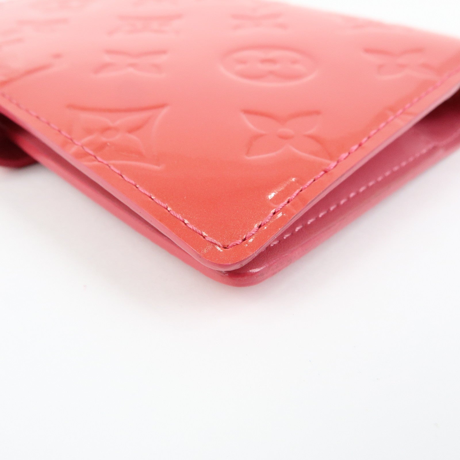 Louis Vuitton Monogram Vernis Agenda PM Planner Cover Pink R2101F
