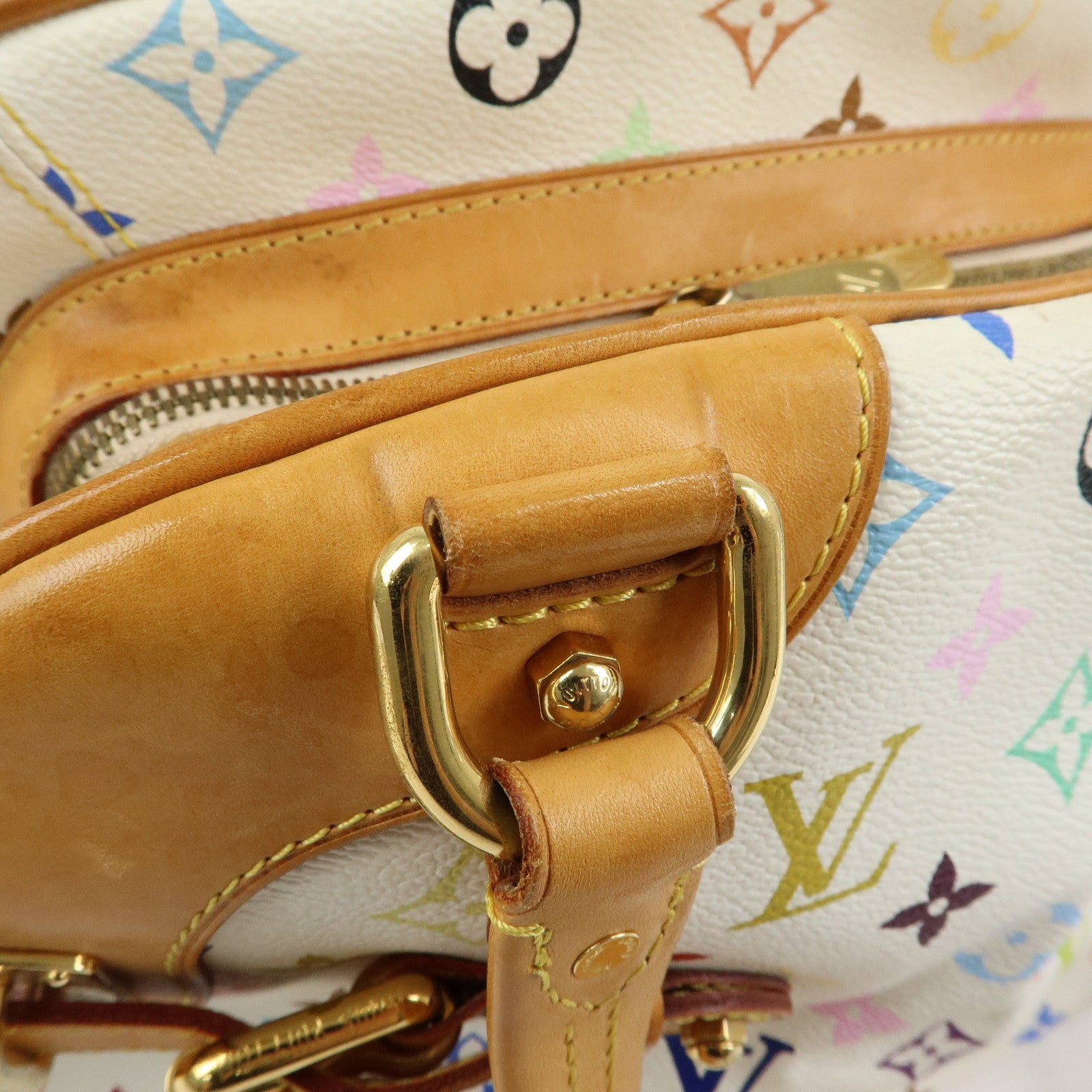 Louis Vuitton Monogram Multicolor Claudia Hand Bag Blanc M40193