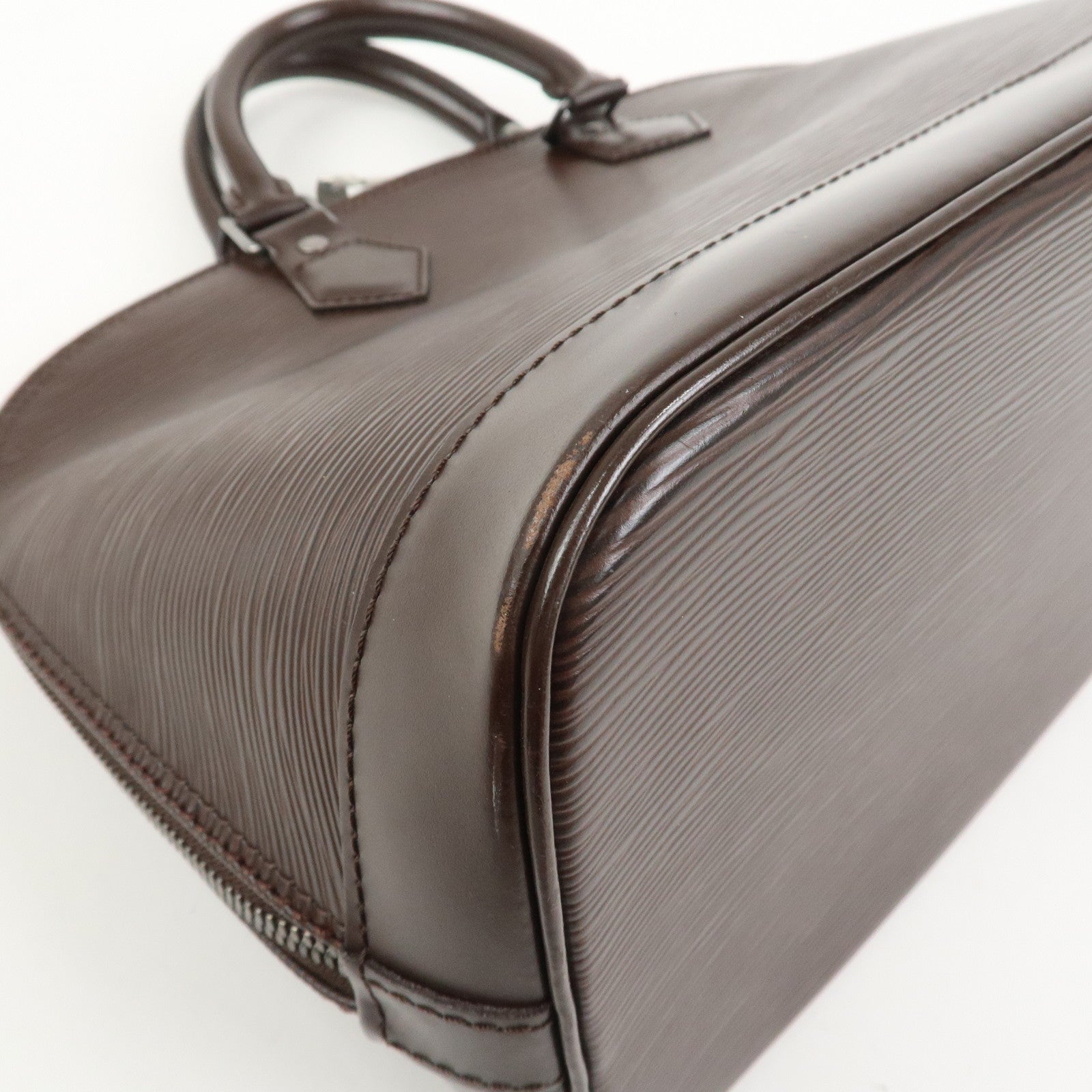 Louis Vuitton Epi Alma Hand Bag Hand Bag Mocha M5214D