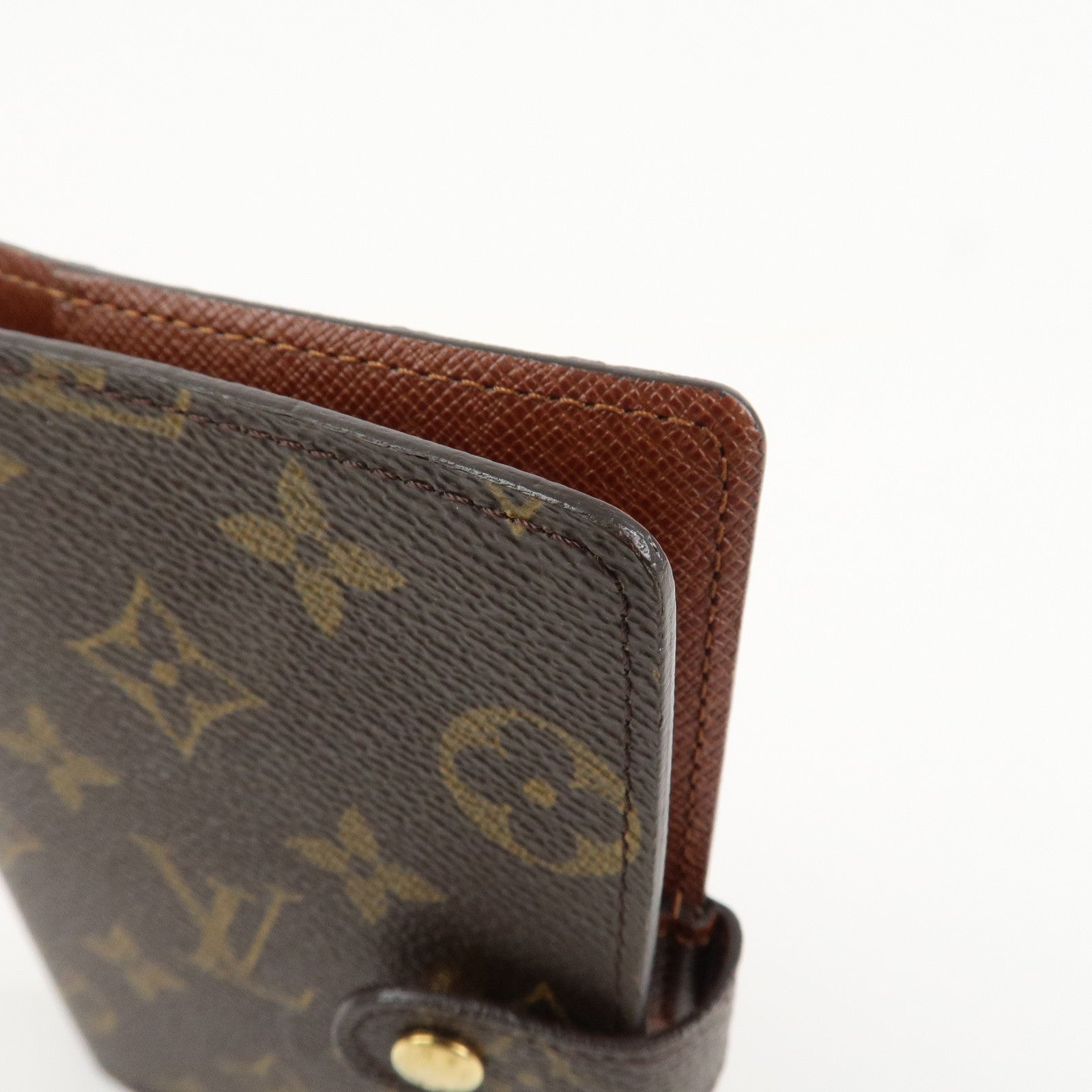 Louis Vuitton Monogram Agenda PM Planner Cover Brown R20005 Used