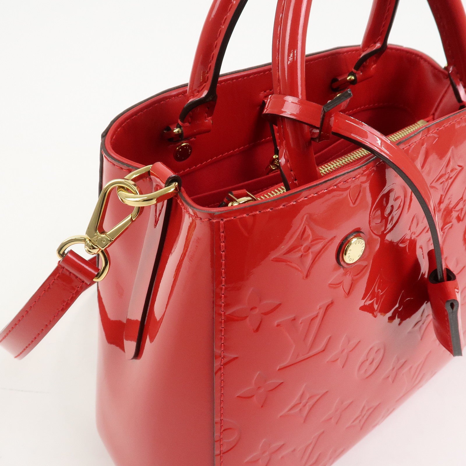 Louis Vuitton Monogram Vernis Montaigne BB 2Way Bag Hand Bag M50170
