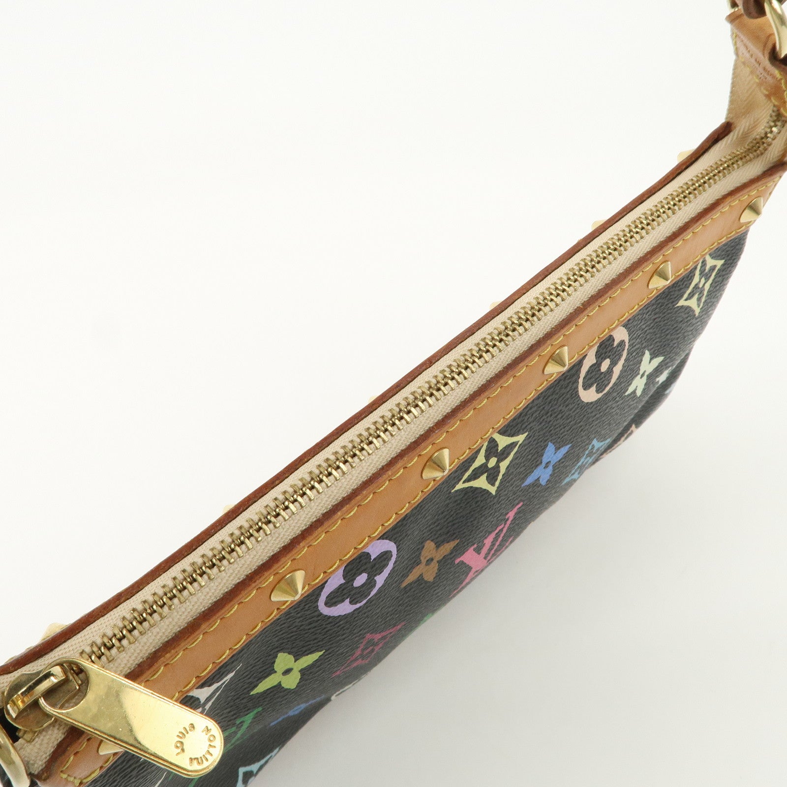 Louis Vuitton Monogram Multicolor Pochette Accessoires Noir M92648 Used