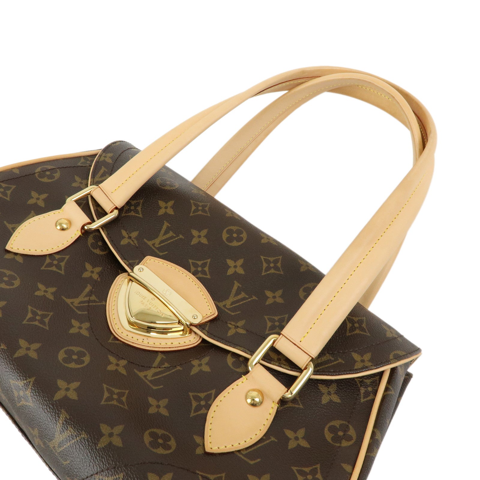 Louis Vuitton Monogram Beverly GM Shoulder Hand Bag Brown M40120