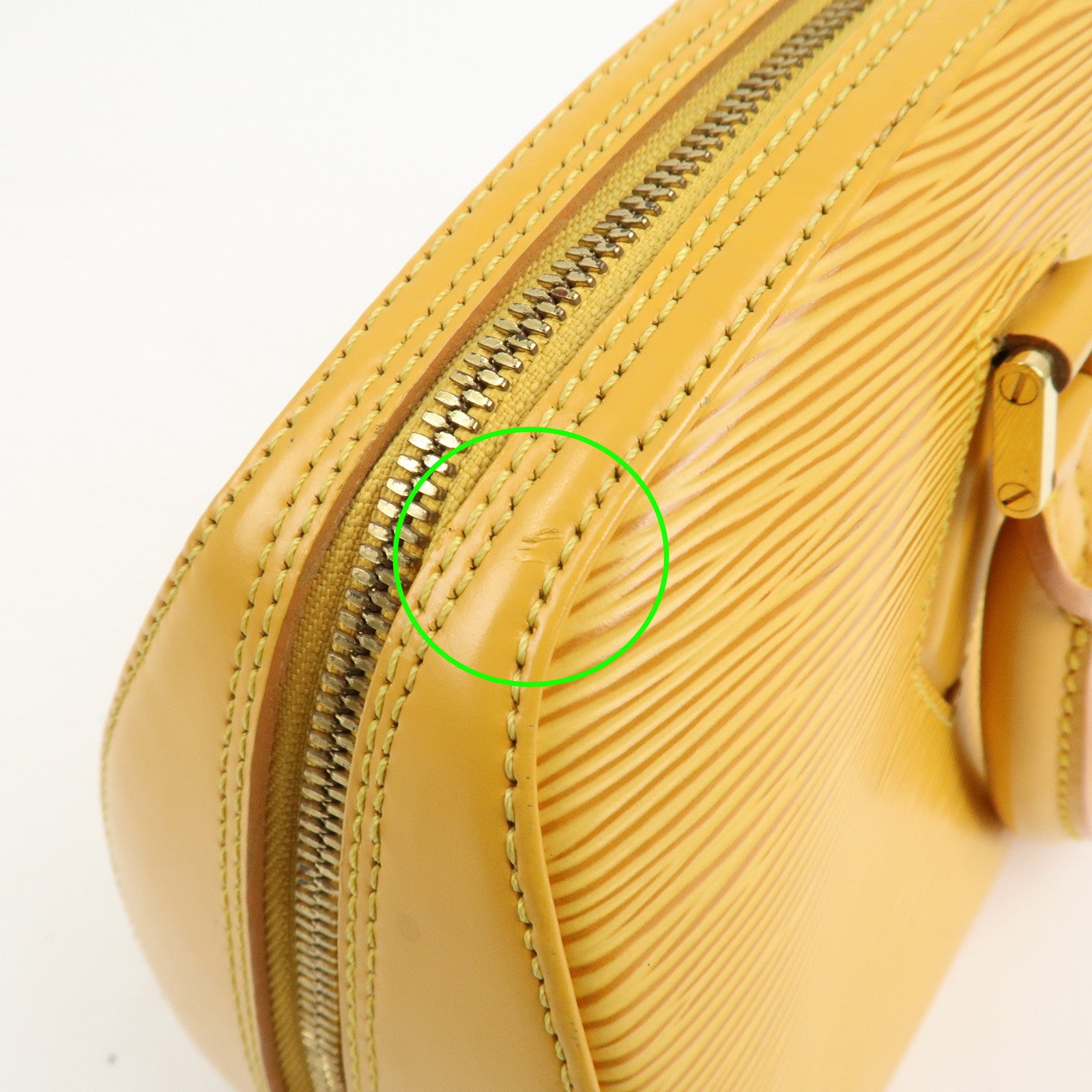 Louis Vuitton Epi Jasmine Hand Bag Tassilli Yellow M52089