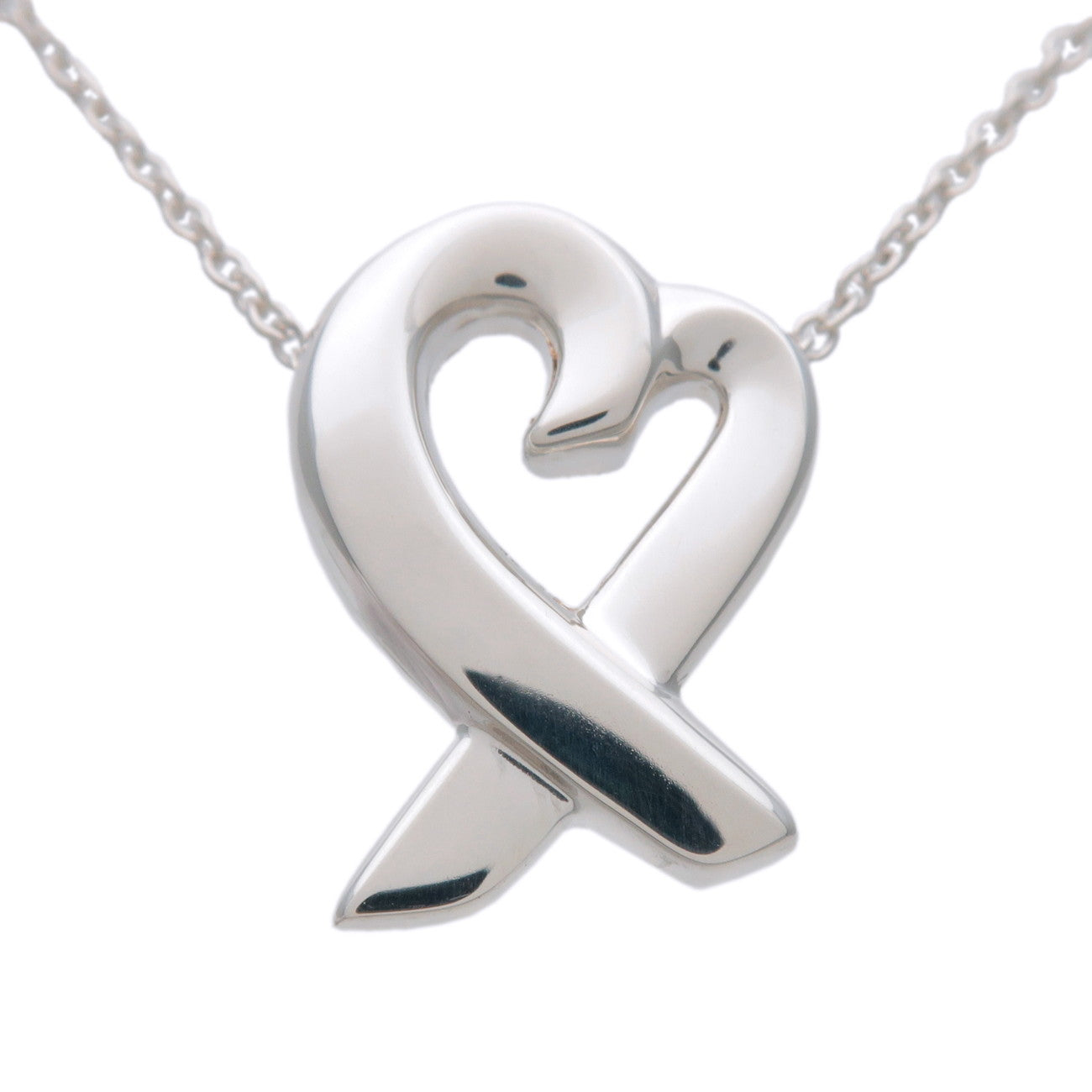 Tiffany & Co Loving Heart Necklace Small SV925 Silver