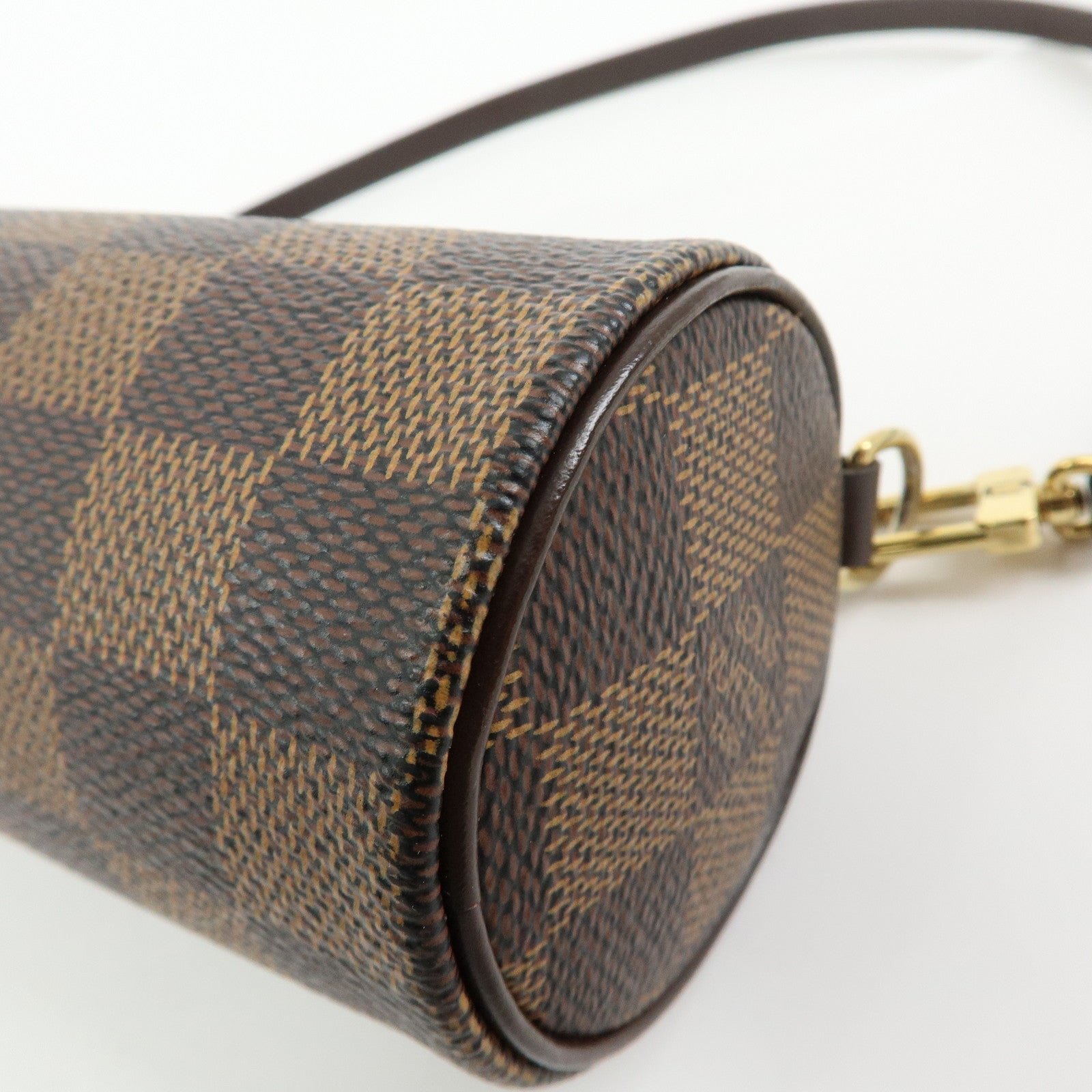 Louis Vuitton Damier Ebene Mini Pouch for Papillon Bag Brown