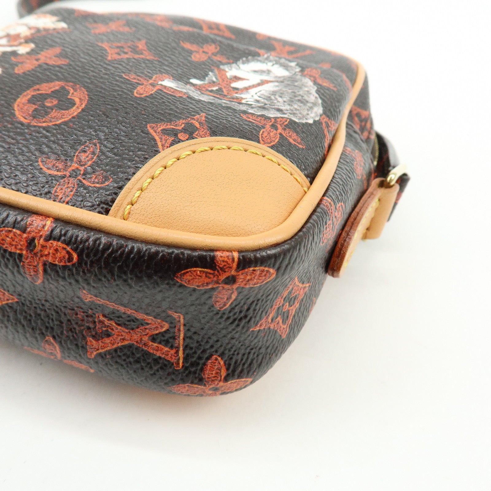 Louis Vuitton Catogram Paname Shoulder Bag Crossbody Brown M44399