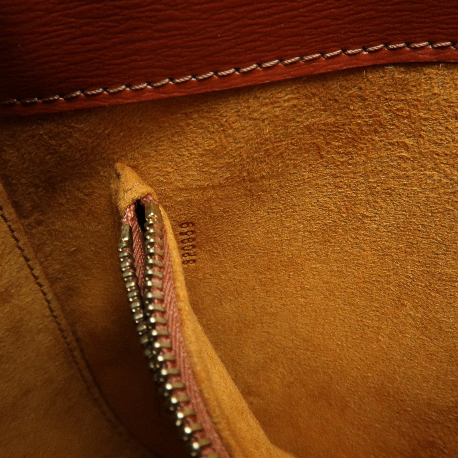 Louis Vuitton Epi Leather Buci Shoulder Bag Kenya Brown M52203