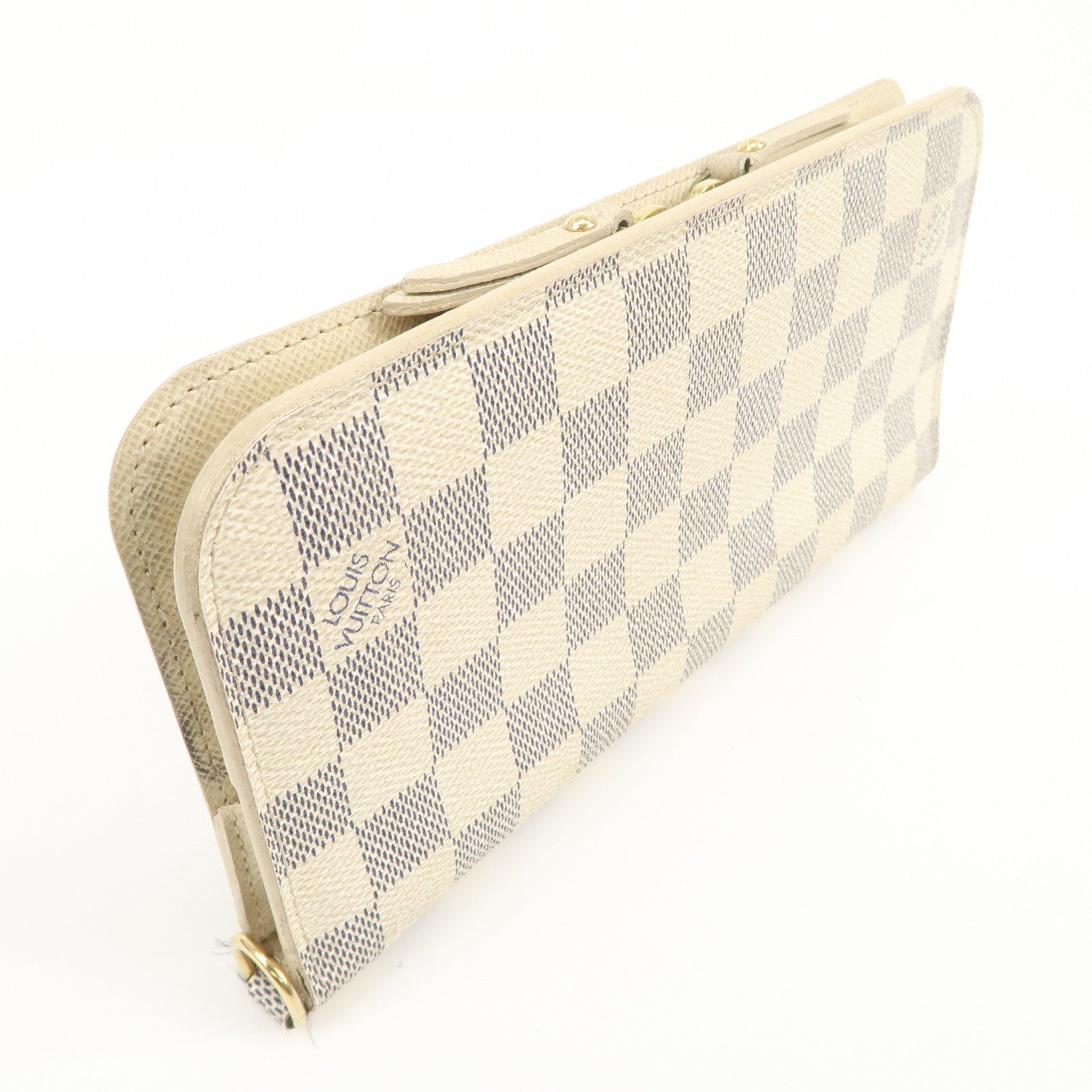 Louis Vuitton Damier Azur Portefeuille Insolite Long Wallet N63072