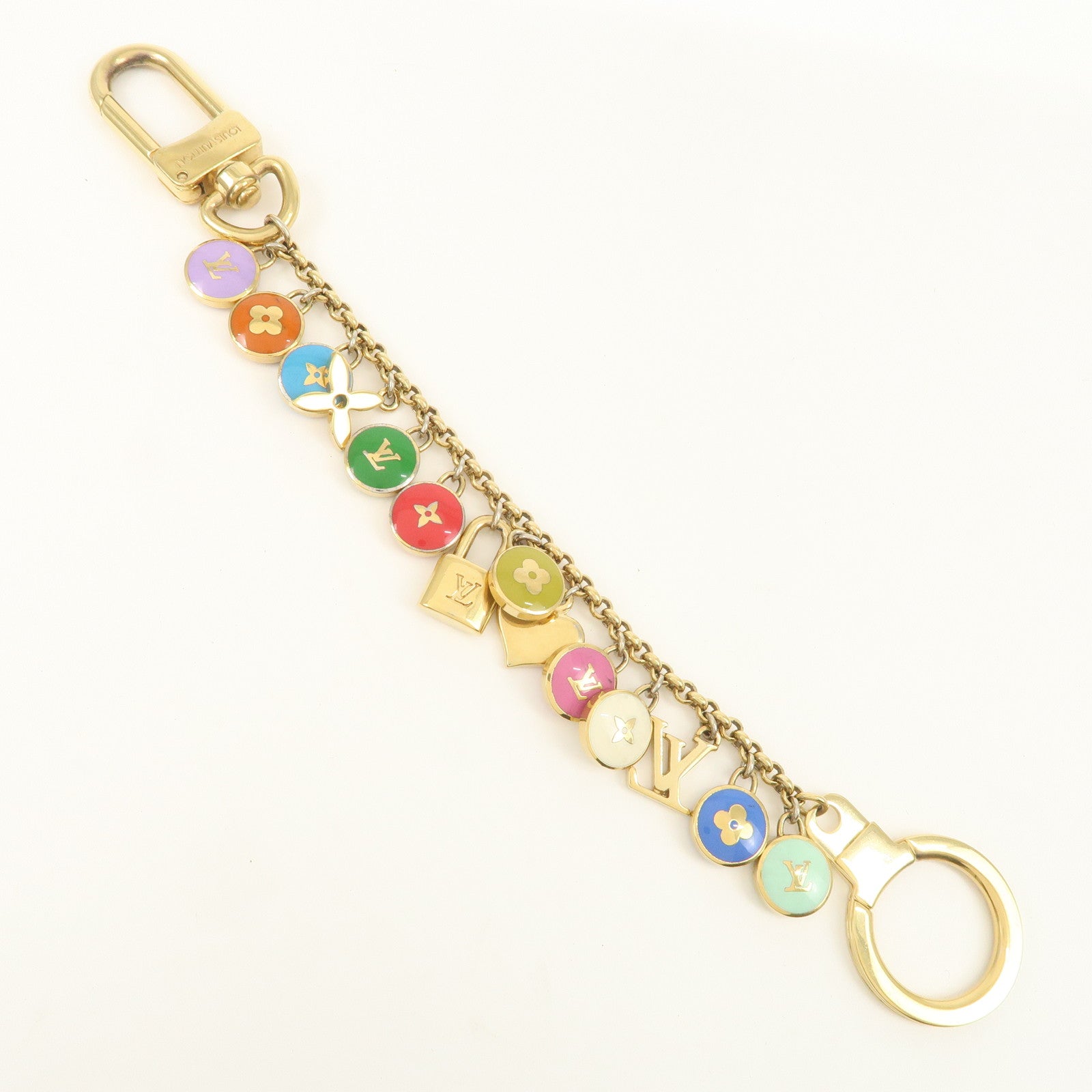 Louis Vuitton Porte Cles Chaine Pastille Bag Charm M65380