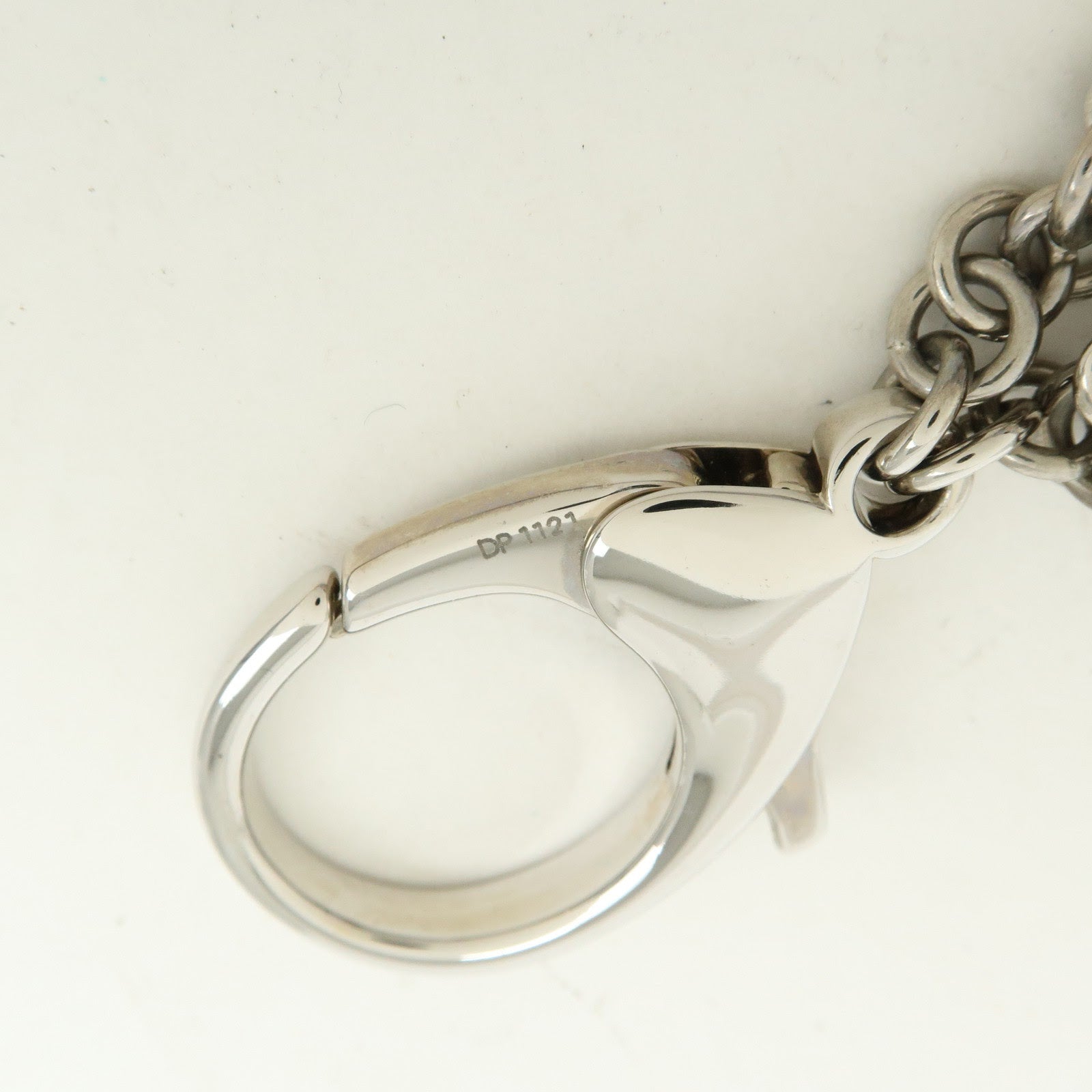 Louis Vuitton Bijoux Sac Fleur de Epi Bag Metal Charm White M65085