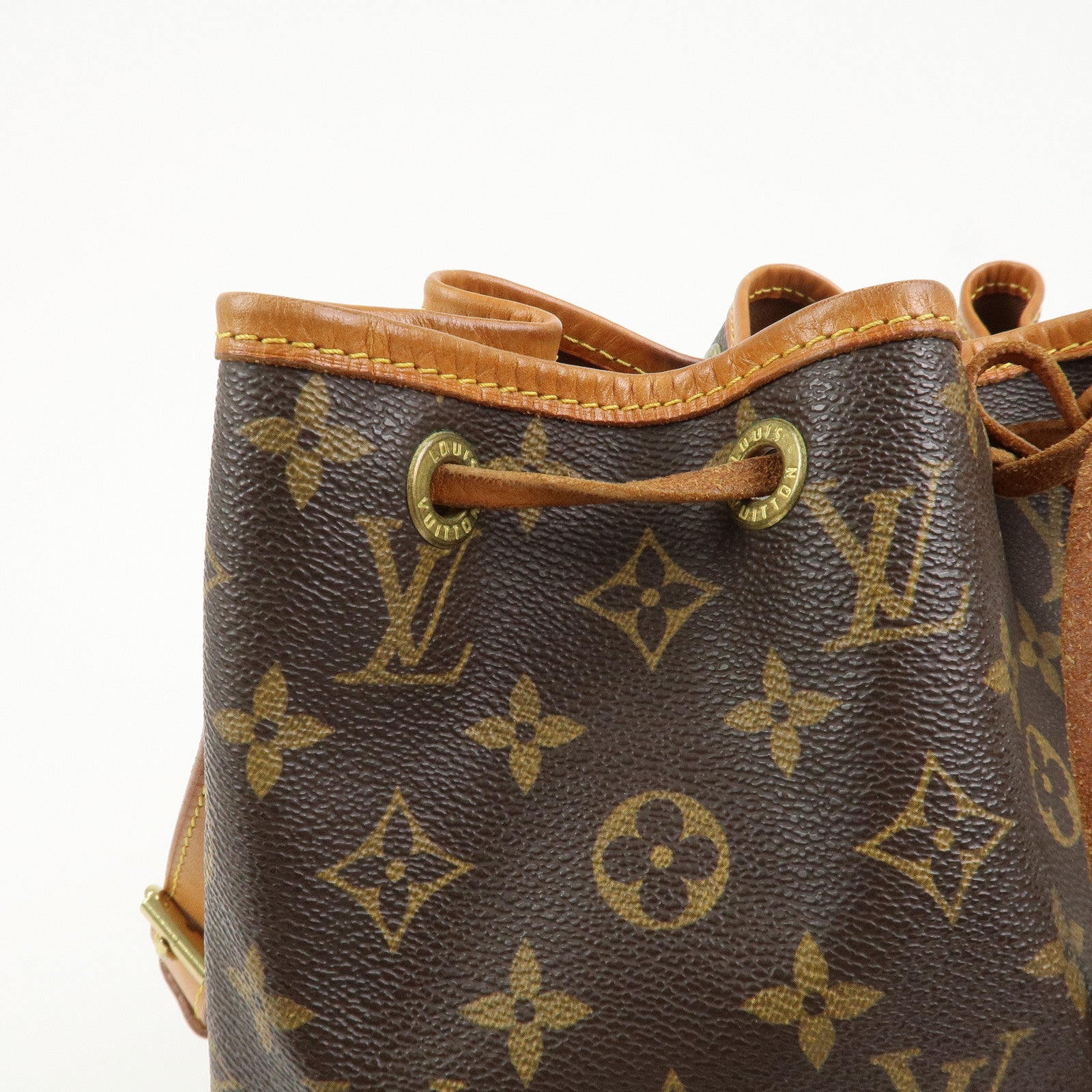 Louis Vuitton Monogram Petit Noe Shoulder Bag Brown M42226