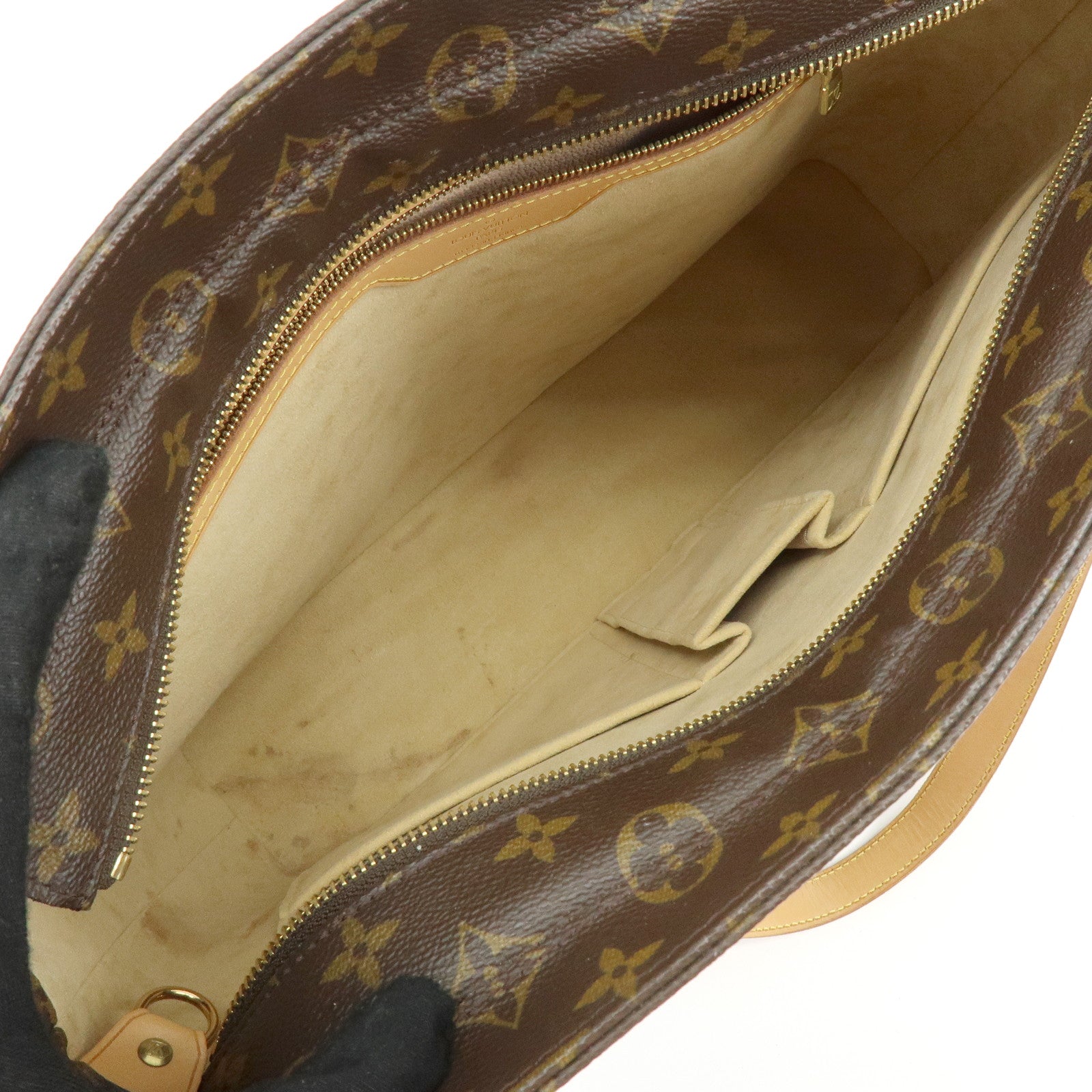 Louis Vuitton Monogram Luco Tote Bag Shoulder Bag Brown M51155