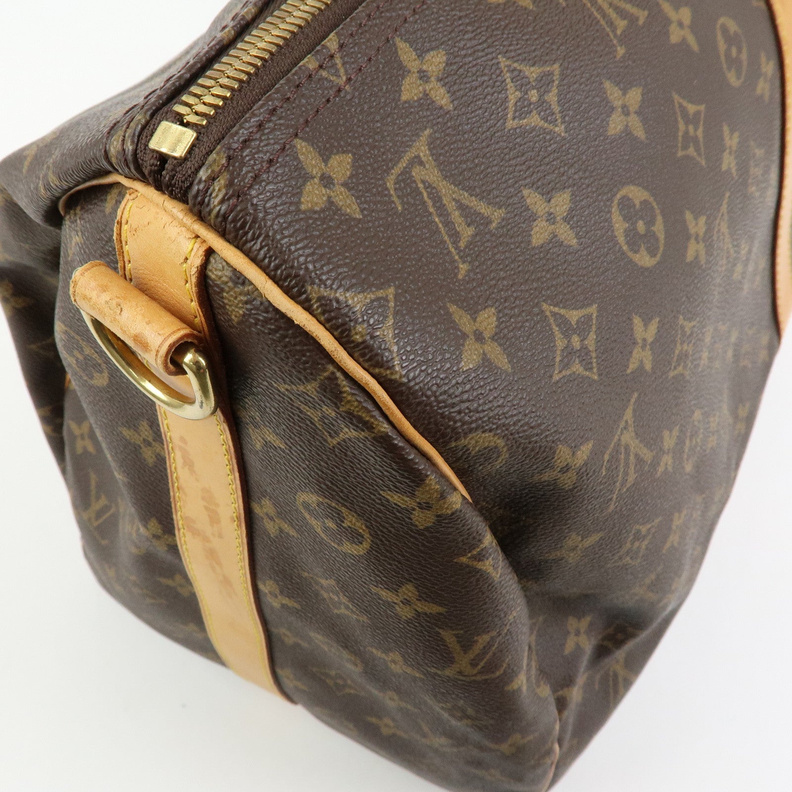 Louis Vuitton Monogram Keep All Bandouliere 55 Boston Bag M41414