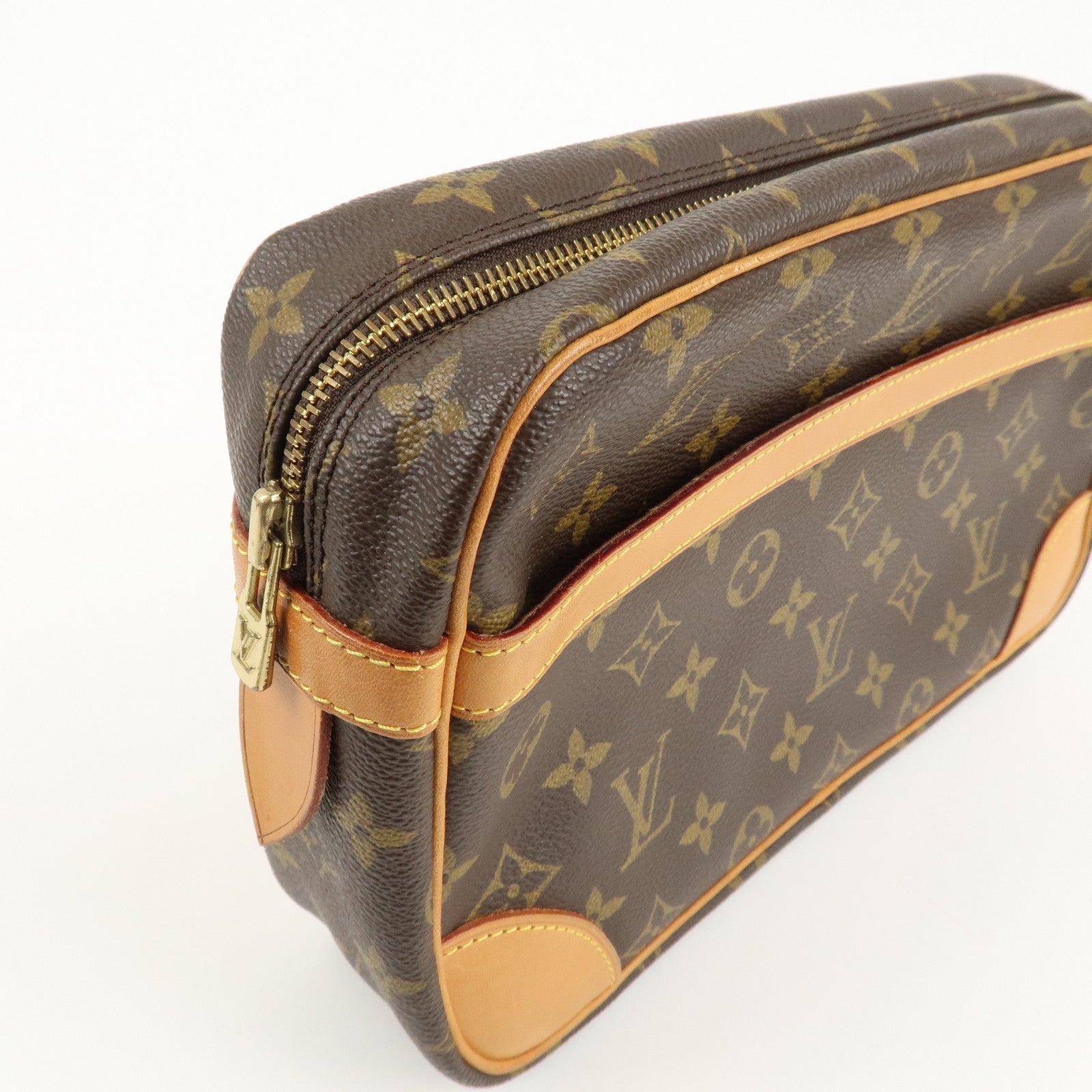 Louis Vuitton Monogram Compiegne 28 Pouch Clutch Bag M51845 Used