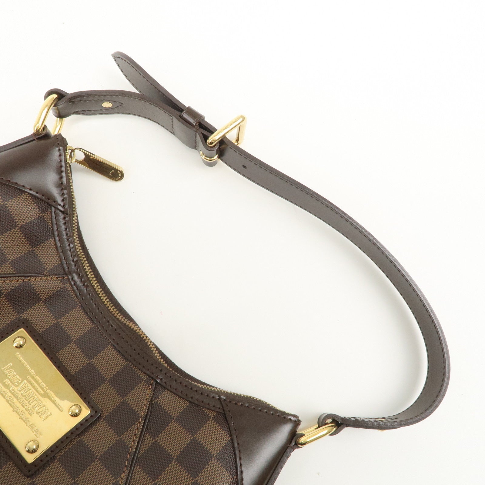 Louis Vuitton Damier Ebene Thames PM Shoulder Bag Hand Bag N48180