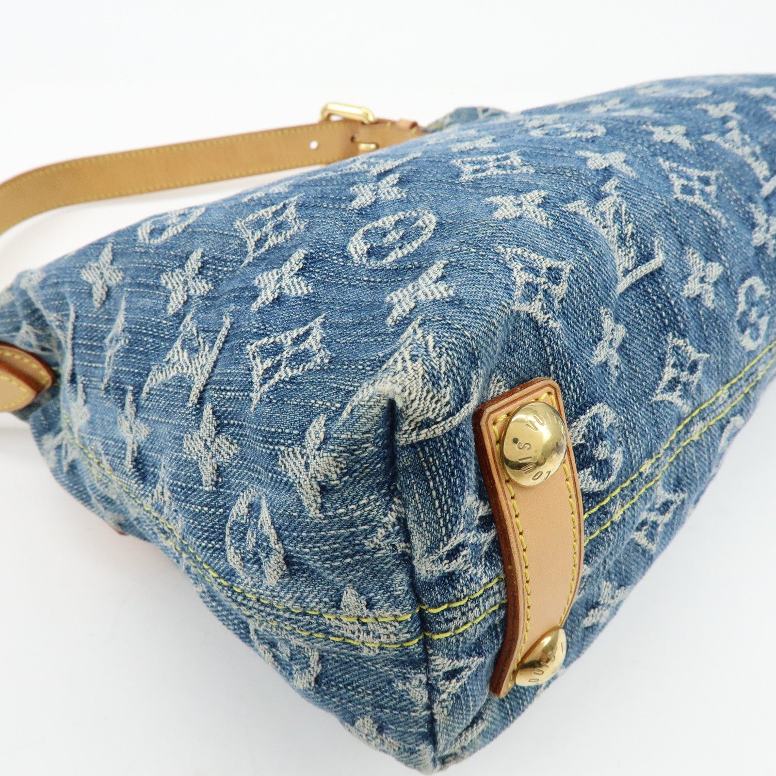 Louis Vuitton Monogram Denim Baggy PM 2Way Bag Shoulder Bag M95049