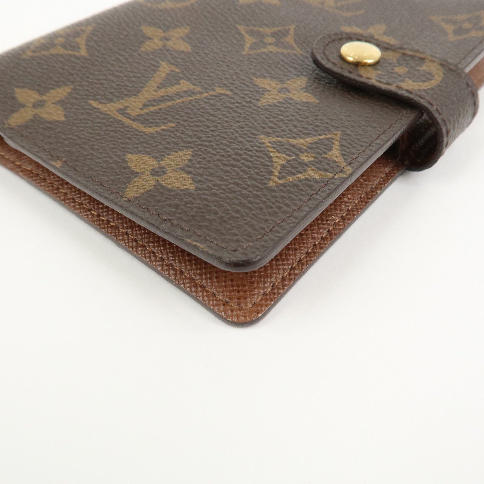 Louis Vuitton Monogram Agenda PM Planner Cover Brown R20005