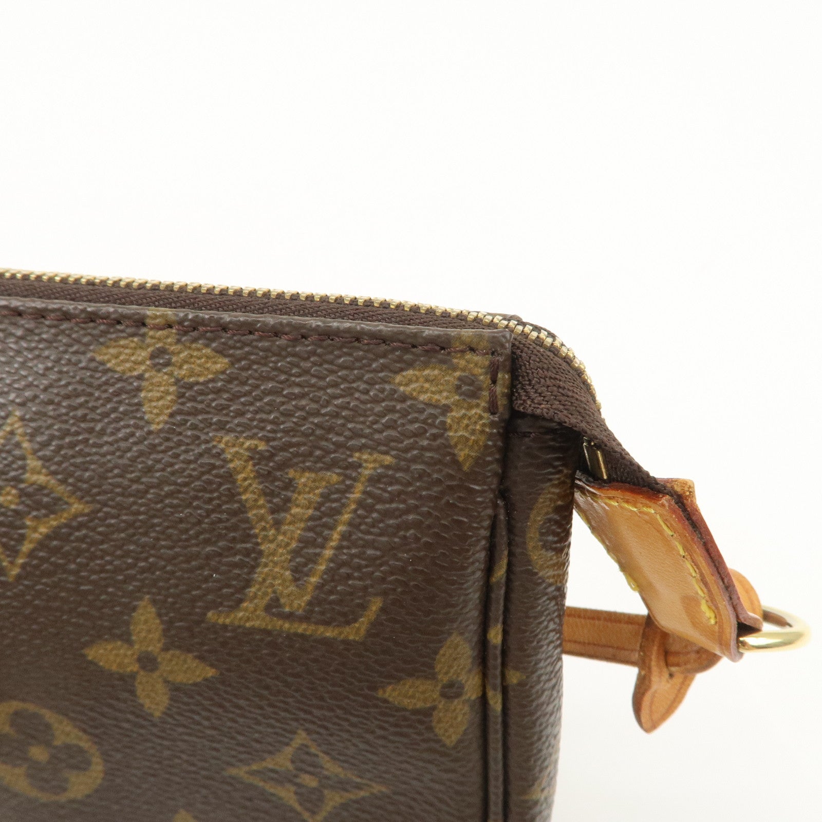 Louis Vuitton Monogram Pochette Accessoires Pouch Hand Bag M51980