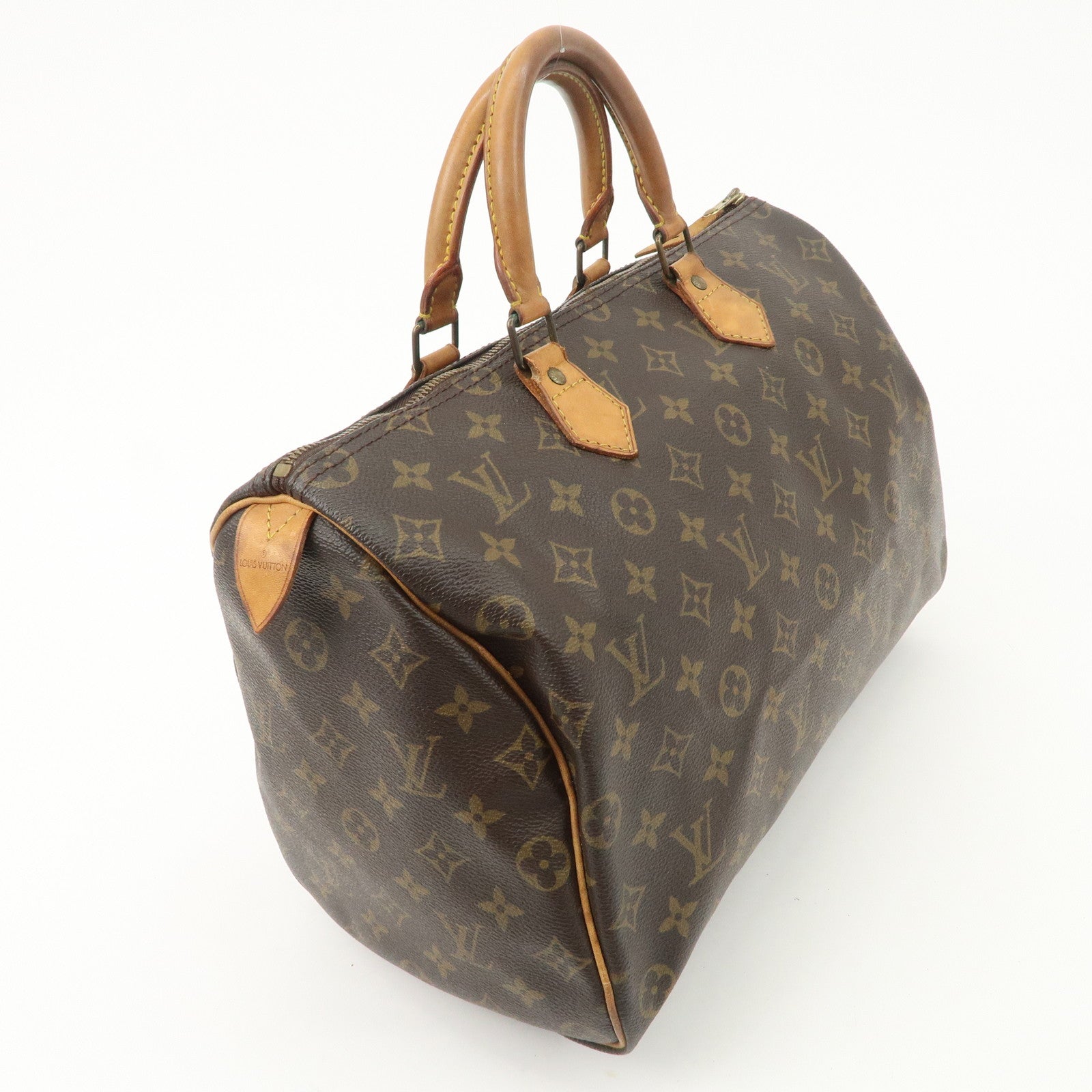Louis Vuitton Monogram Speedy 35 Hand Bag Boston Bag M41524 Used