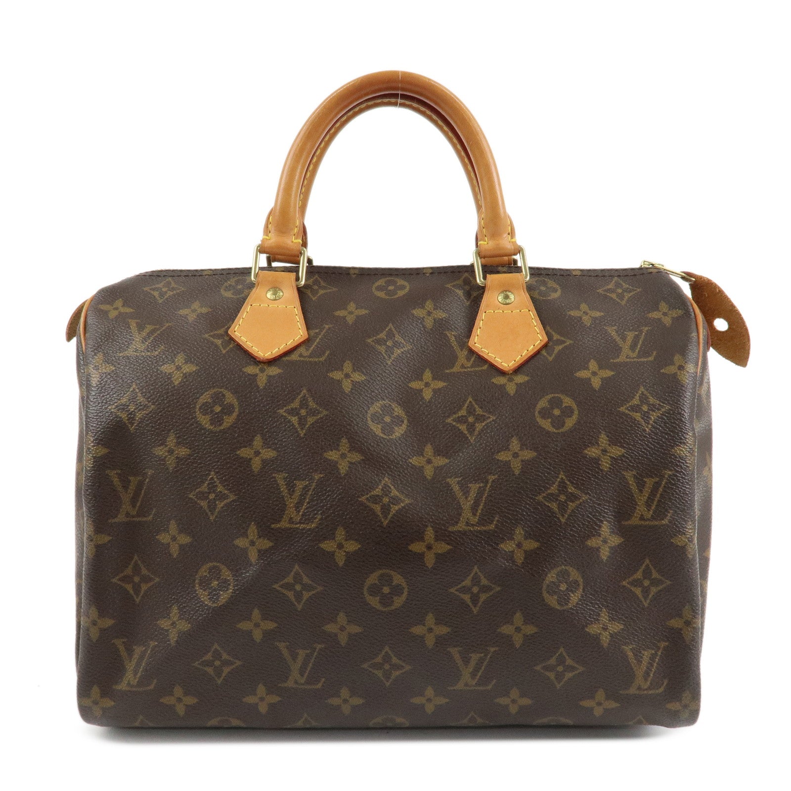 Louis Vuitton Monogram Speedy 30 Hand Bag Boston Bag M41526 Used