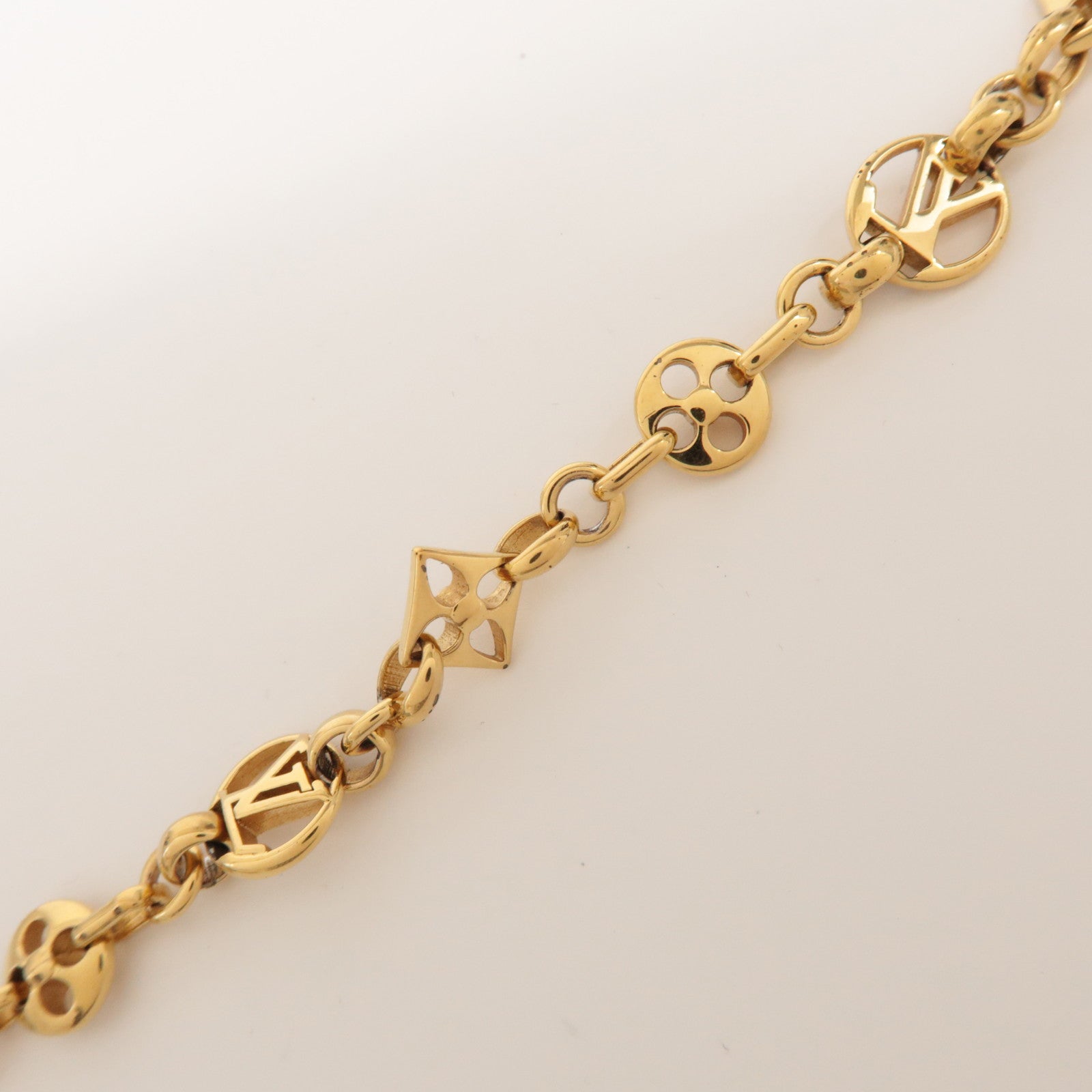Louis Vuitton Monogram Crazy In Lock Bracelet Gold M00376