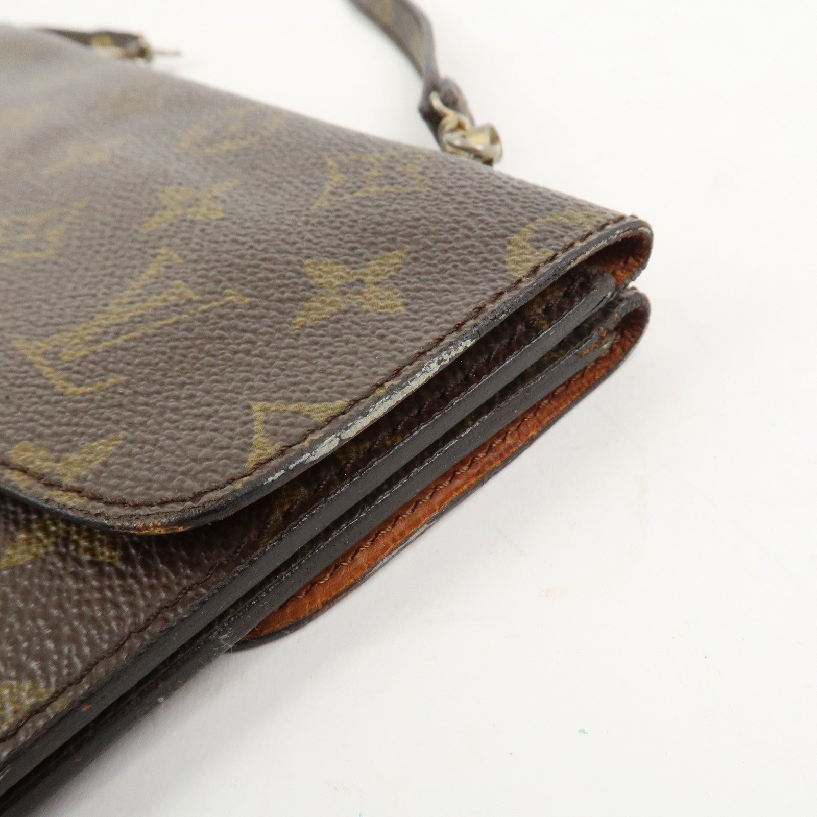 Louis Vuitton Monogram Double Rabat Shoulder Bag Brown M51815