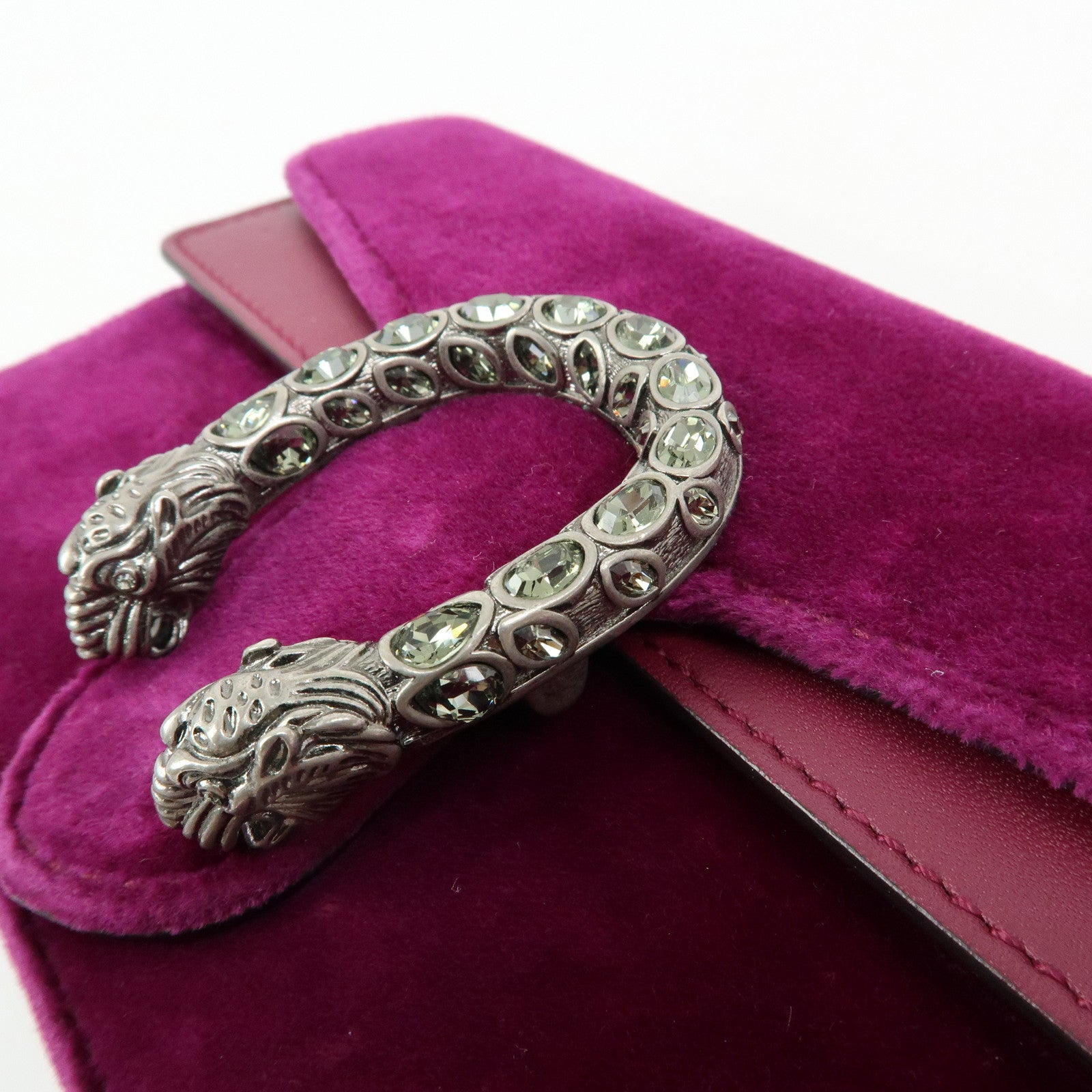 GUCCI Dionysus Super Mini Bag Velvet Chain Shoulder Bag 476432